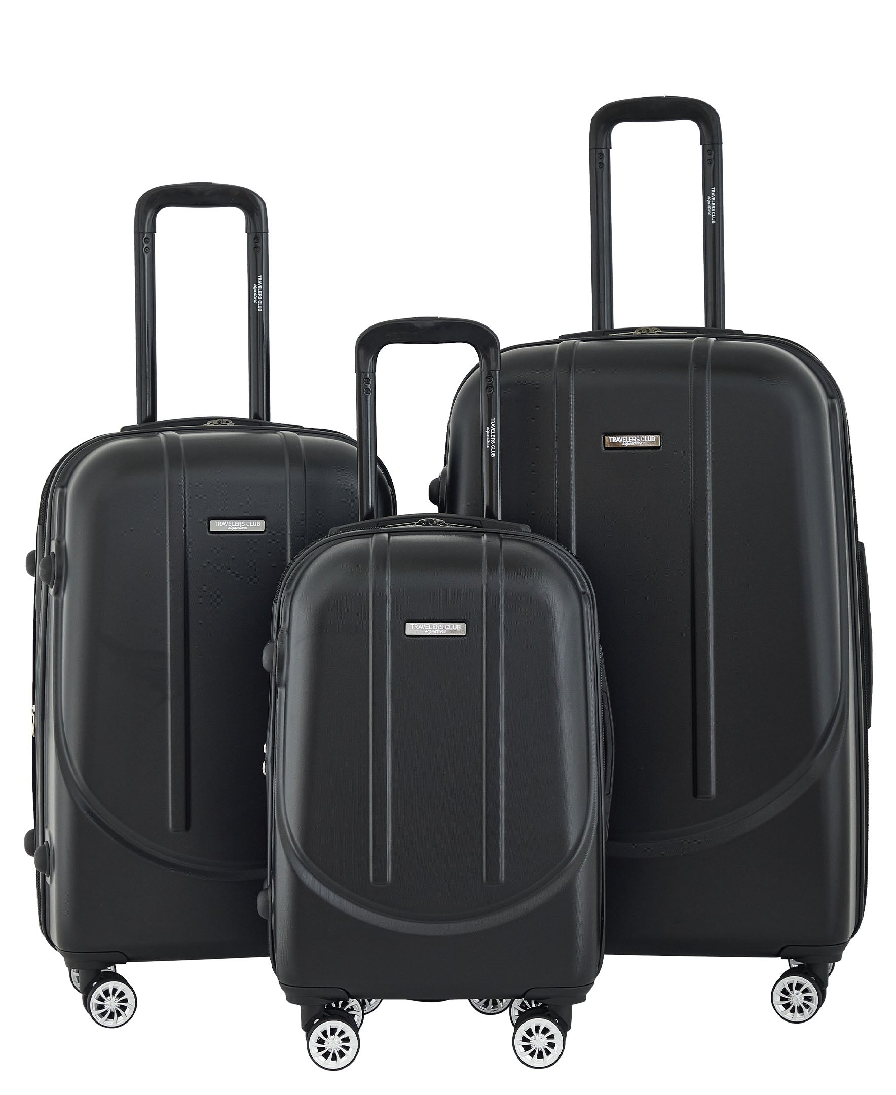 Travelers Club Falkirk 3 Piece Hardside Expandable Luggage Set