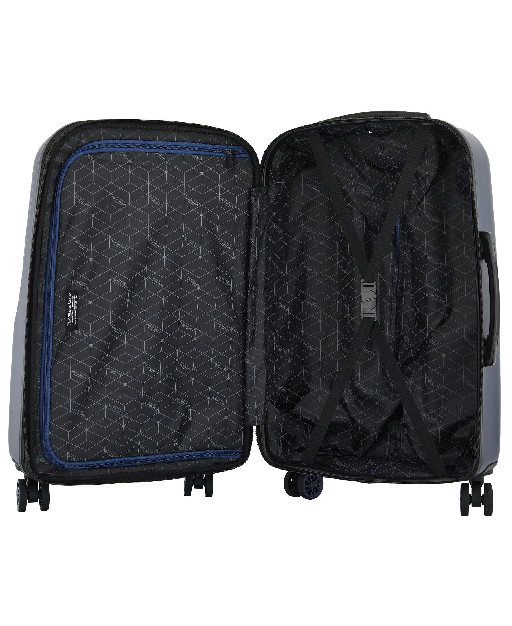 Travelers Club Falkirk 3 Piece Hardside Expandable Luggage Set