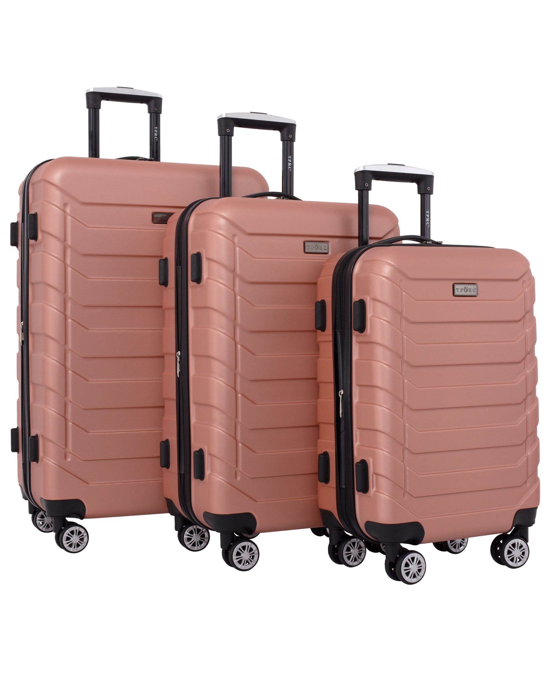 Travelers Club Madison 3 Piece Expandable Spinner Luggage Set