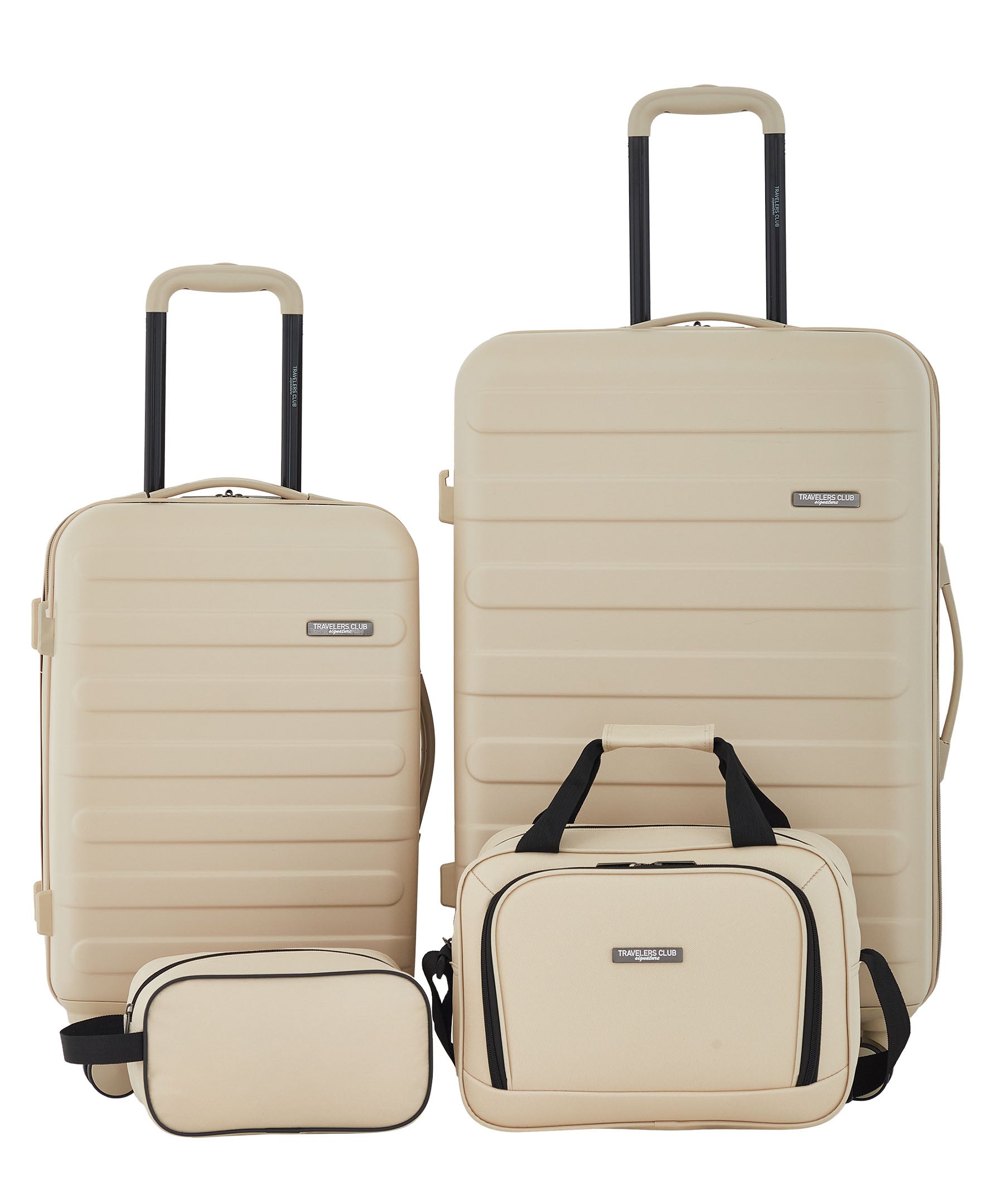 Travelers Club Austin 4 Piece Hardside Luggage Set