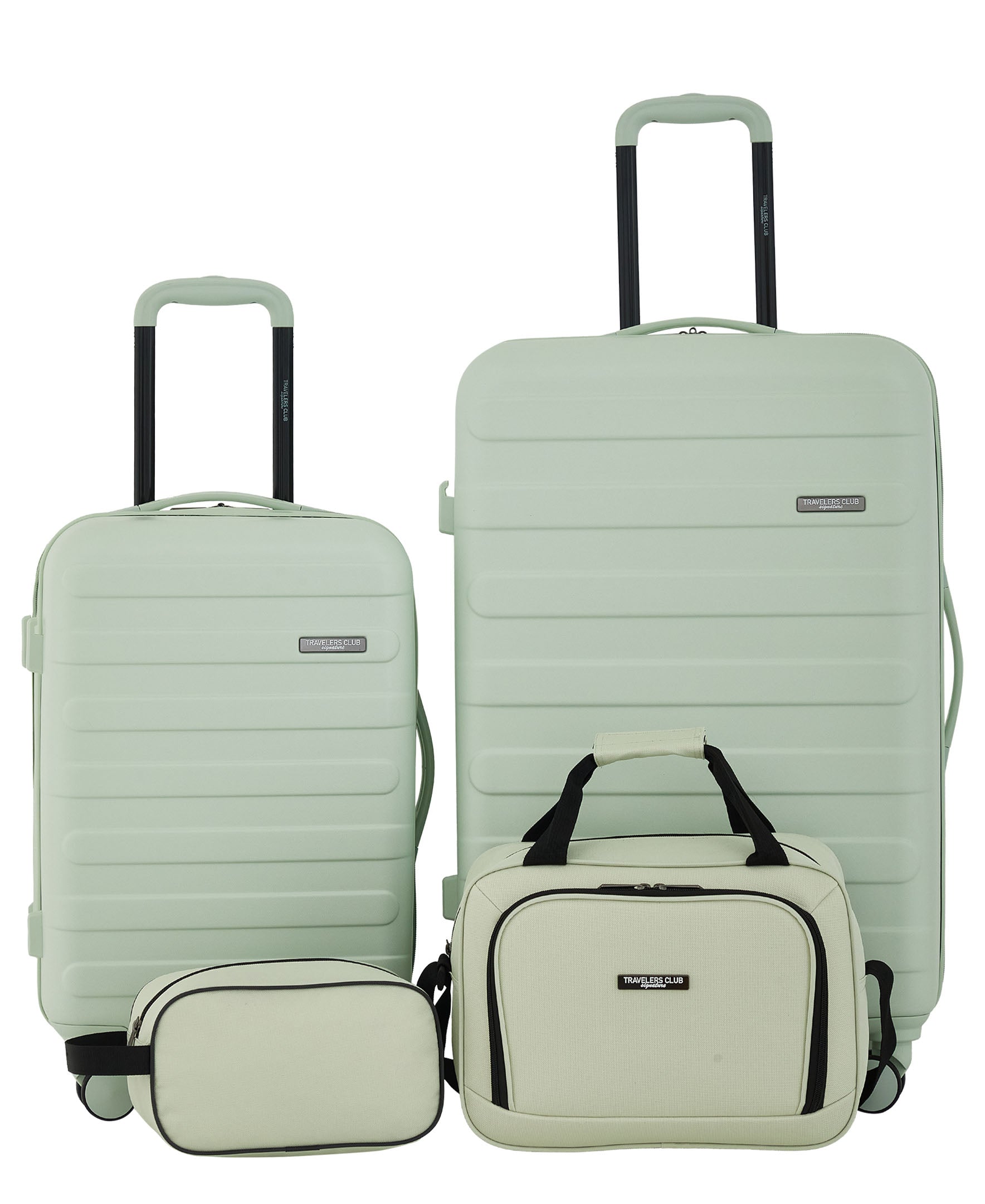 Travelers Club Austin 4 Piece Hardside Luggage Set