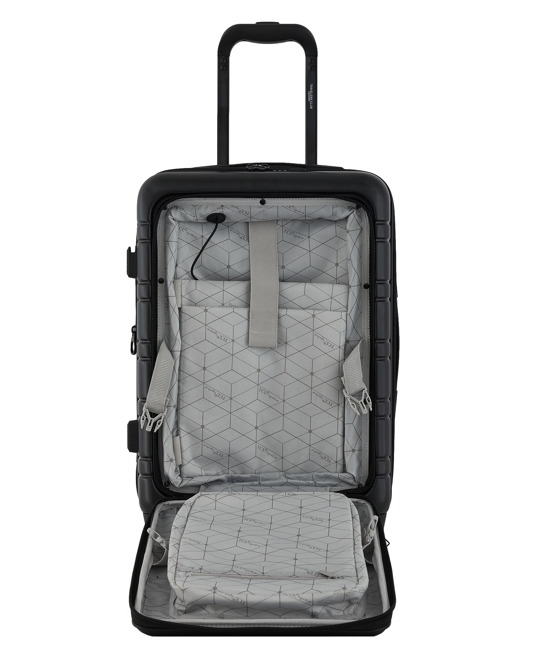 Travelers Club Discovery 2 Piece Expandable Rolling Carry-On Luggage Set