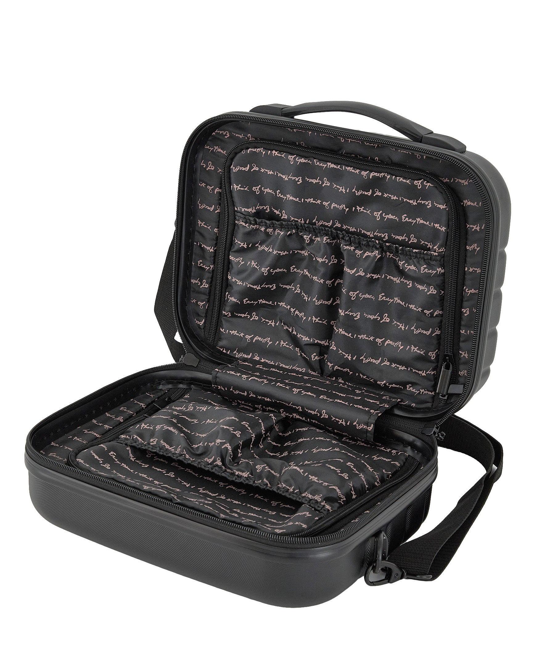 kensie Graceful Collection 2 Piece Expandable Rolling Hardside Luggage Set