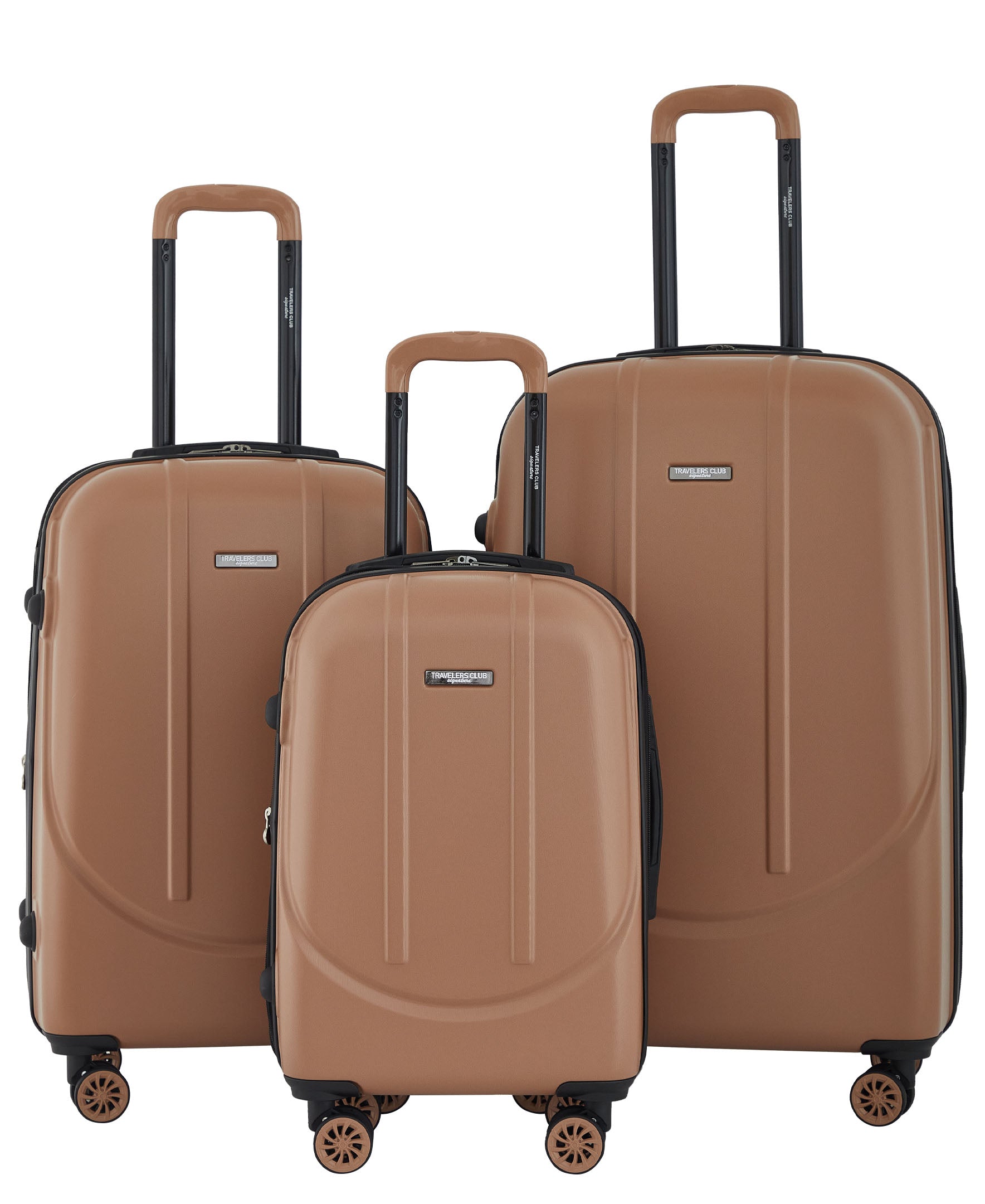 Travelers Club Falkirk 3 Piece Hardside Expandable Luggage Set