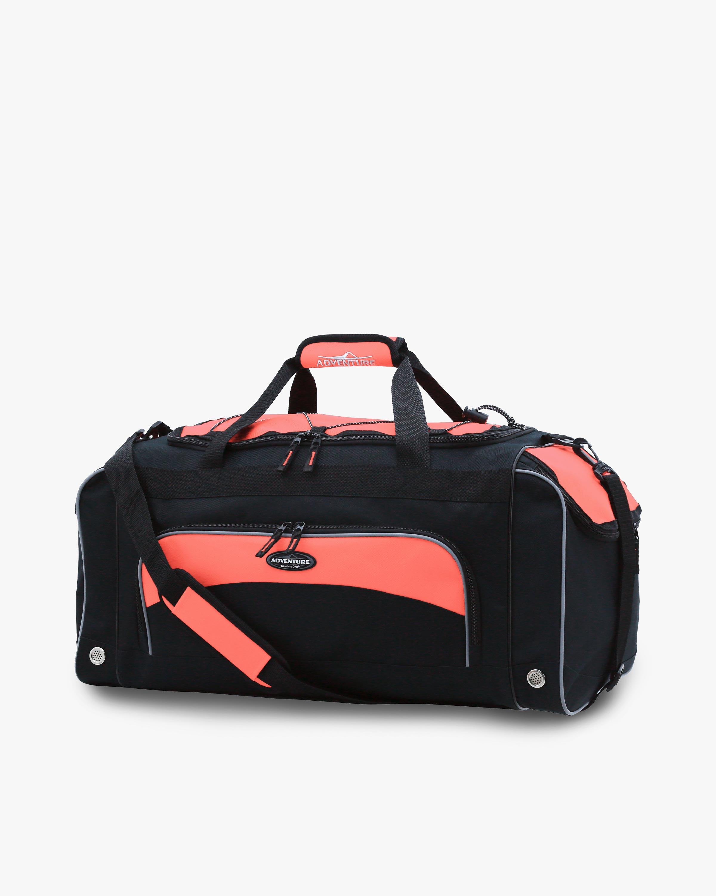 Travelers Club Adventure Travel Duffel Bag, Red, 24 inch