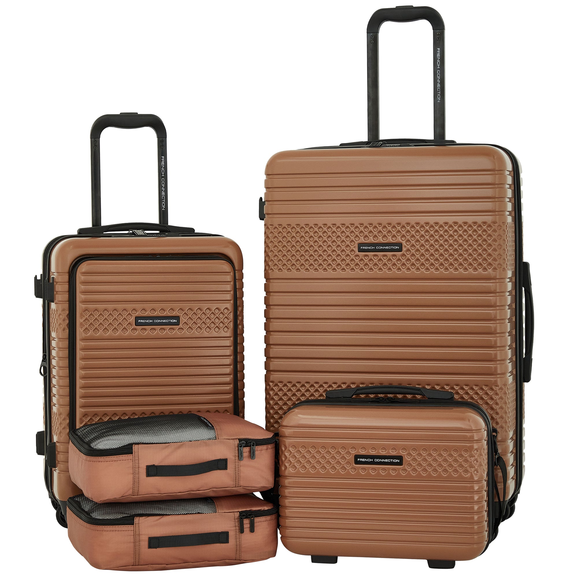 French Connection 5 Piece Mersai Luggage Travel Set