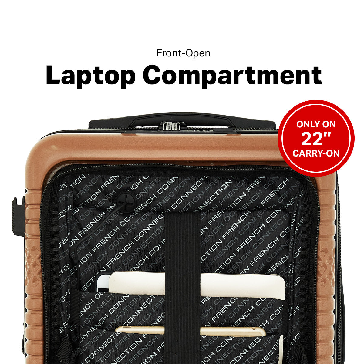 French Connection Mersai 5-Piece Luggage Travel Set – Travelers