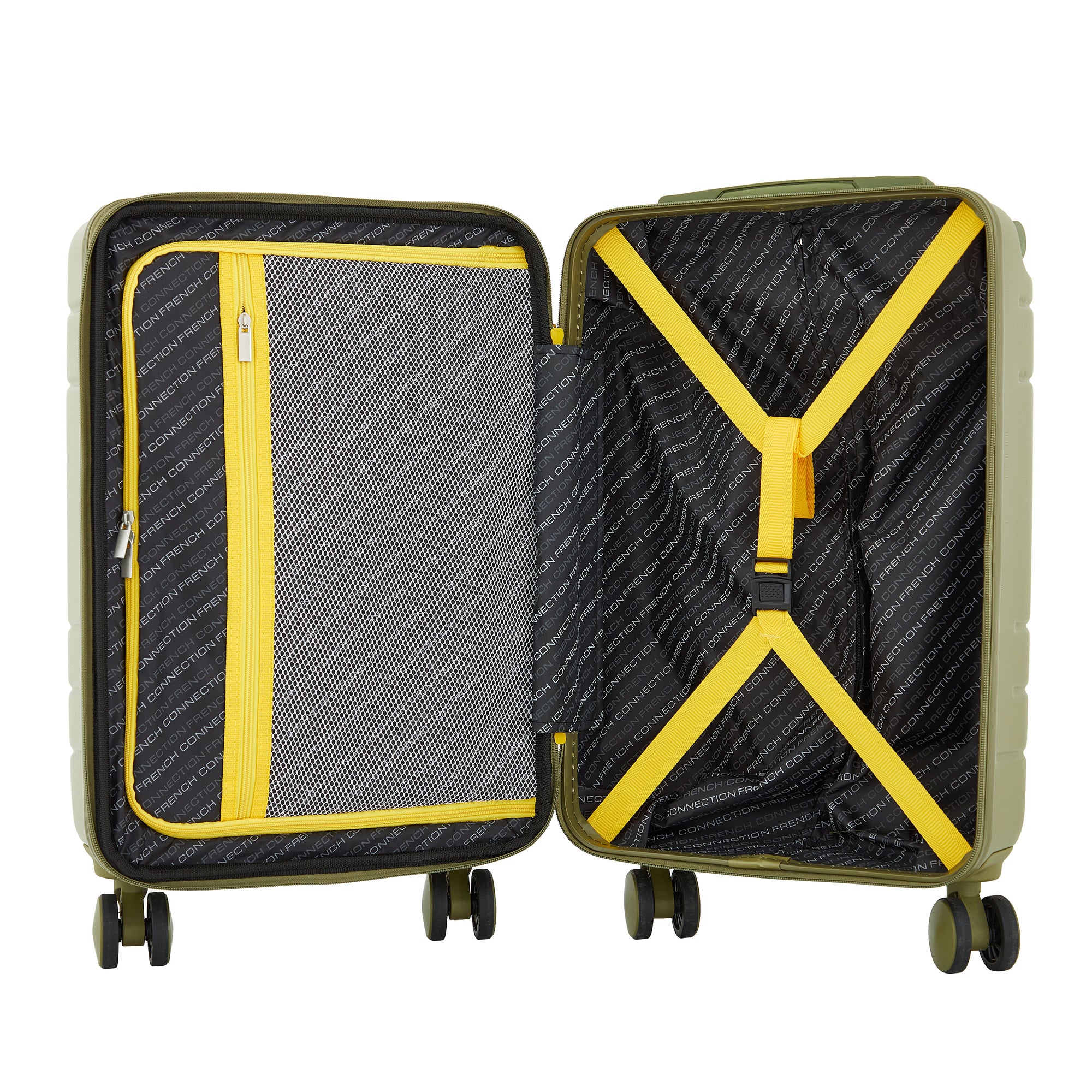 French Connection 2 Piece Trunk Luggage Set
