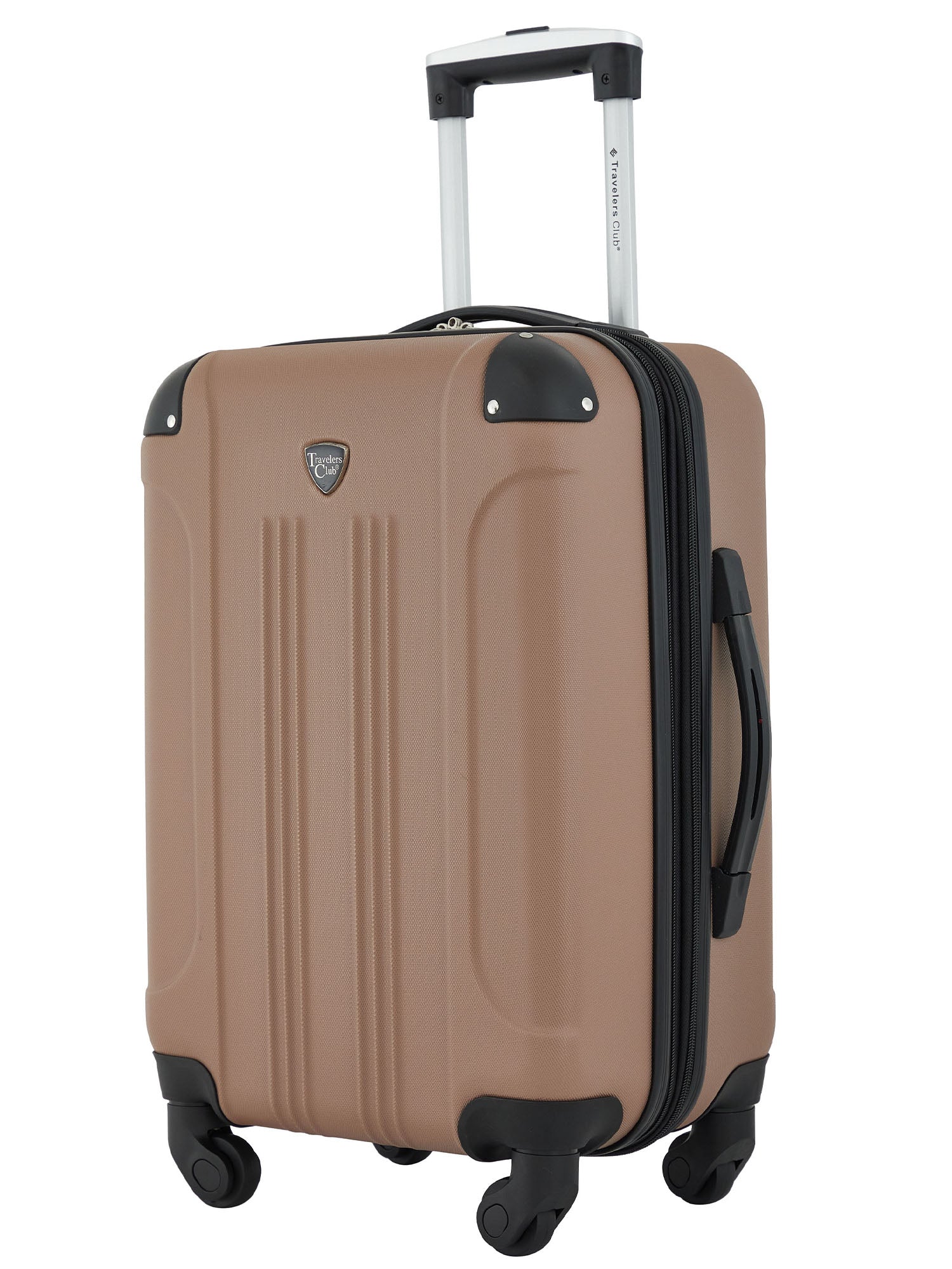 Travelers Club 22 inch Hardside Expandable Rolling Spinner Carry-On