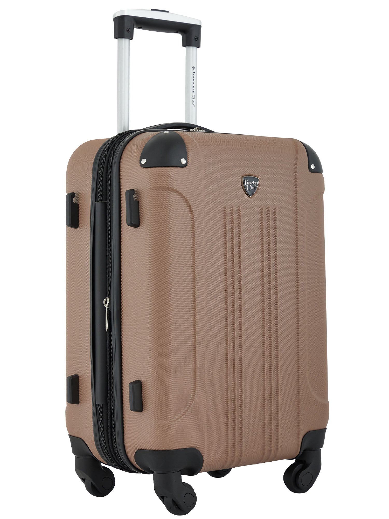 Travelers Club 22 inch Hardside Expandable Rolling Spinner Carry-On