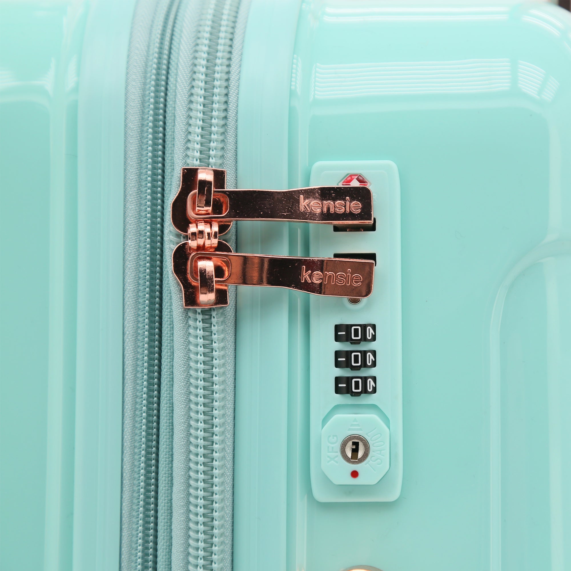 kensie Women's Alma Luggage, 3 Piece Set (28"/24"/20") or 20" Carry-On