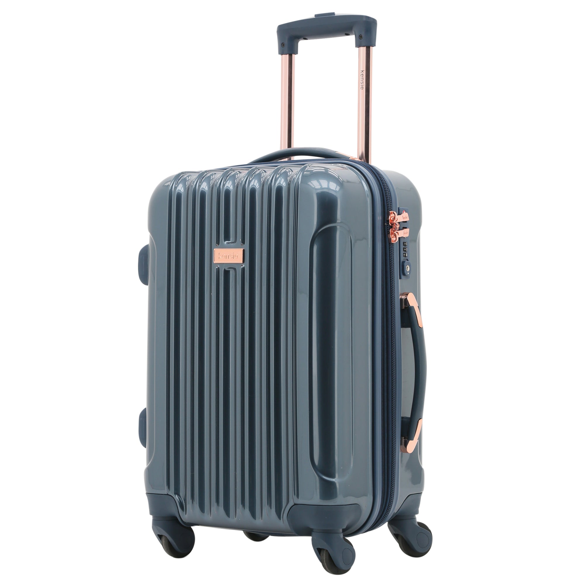 kensie Women's Alma Luggage, 3 Piece Set (28"/24"/20") or 20" Carry-On