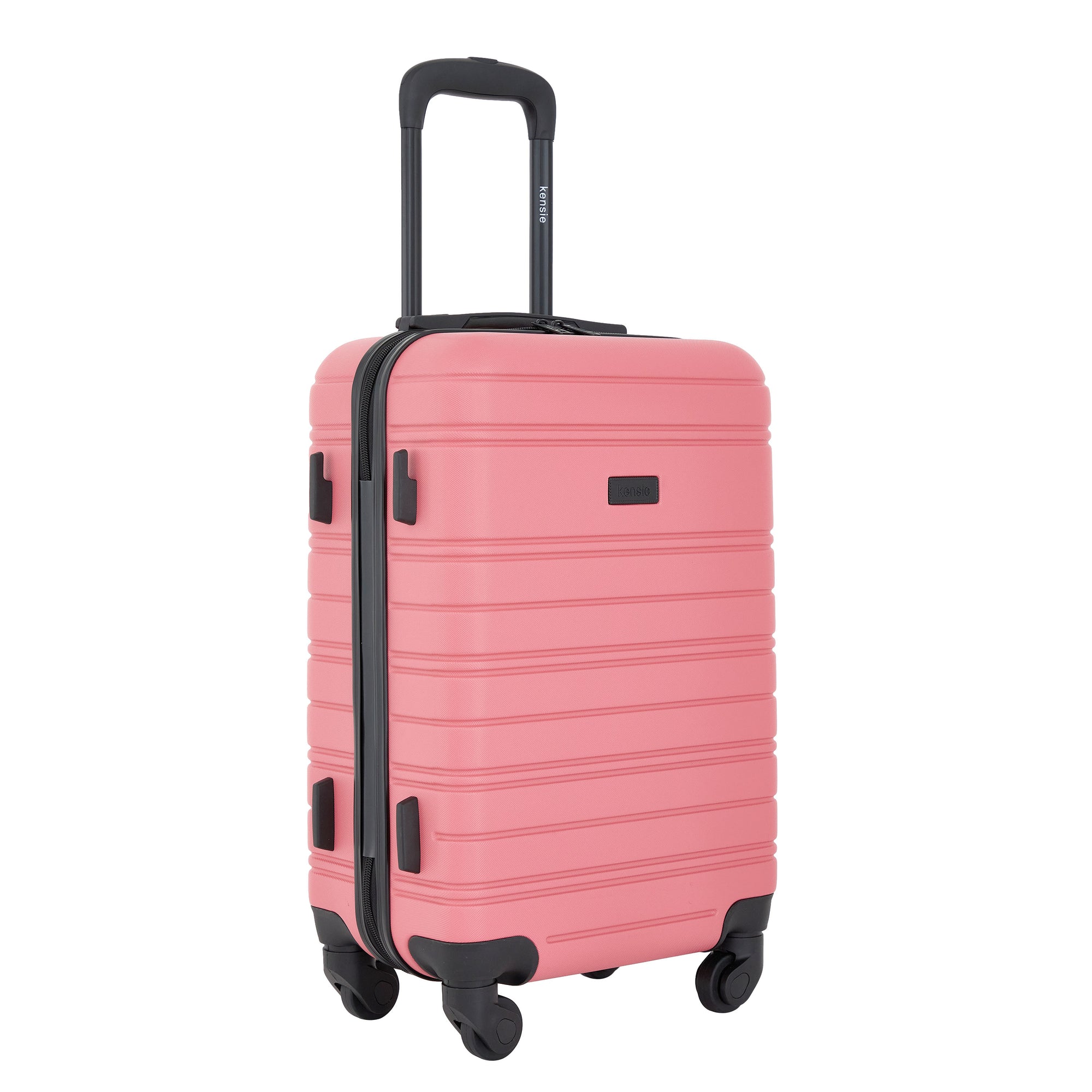kensie 22" Peonies Hardside Carry-On Luggage with ID Tag