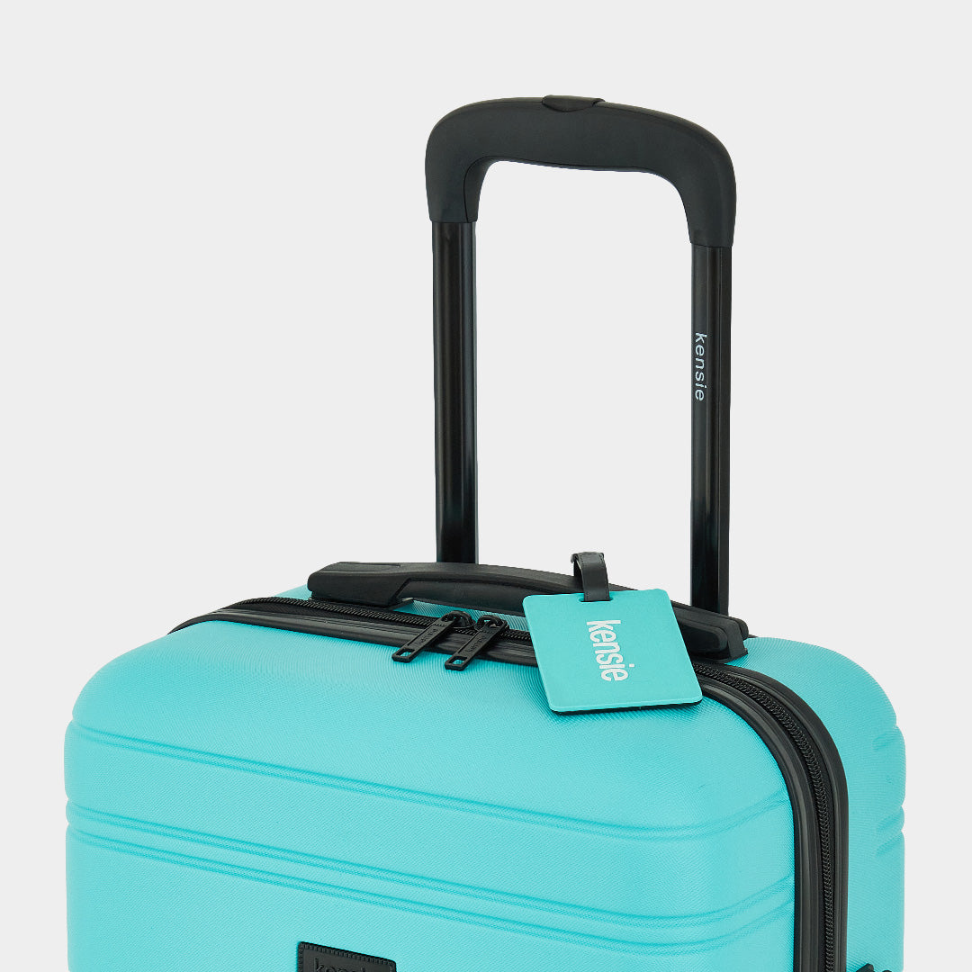 kensie 22" Peonies Hardside Carry-On Luggage with ID Tag