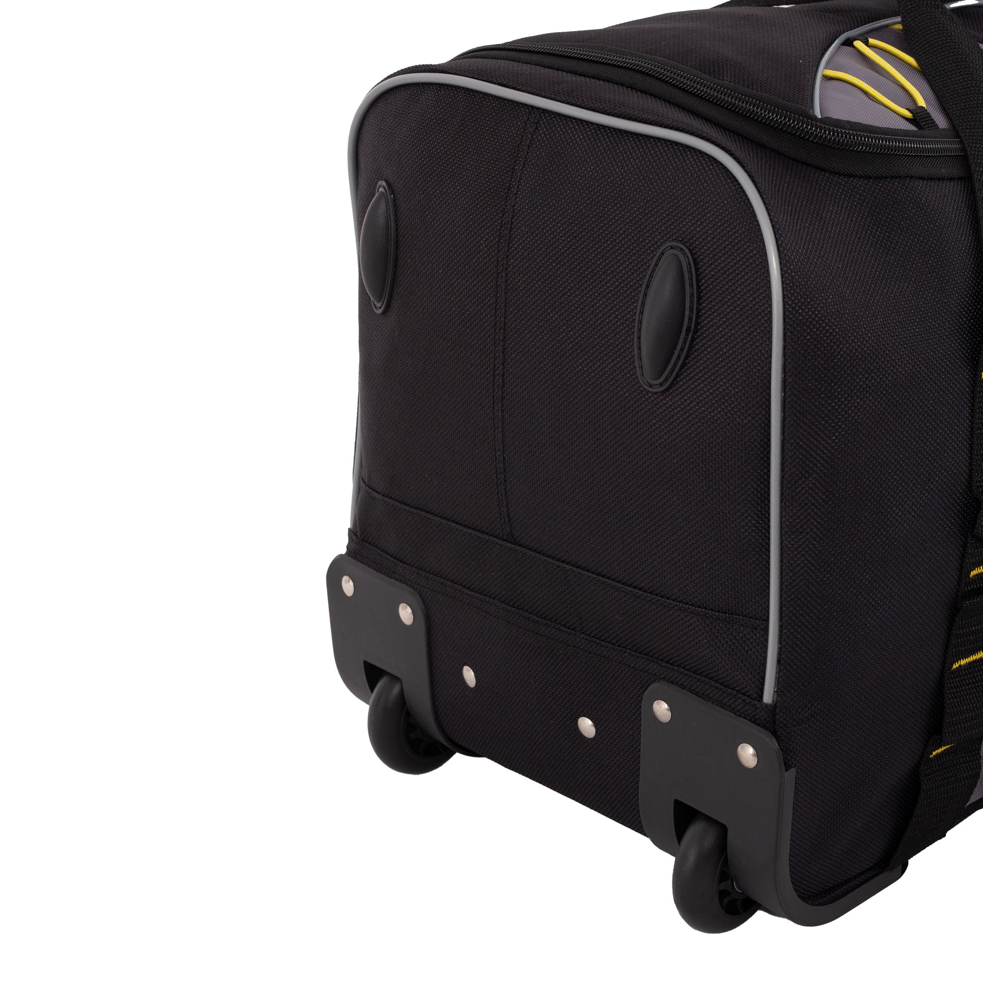 TPRC Sierra Madre II Upright Rolling Duffel Bag, Black/Gray, 21 Inch