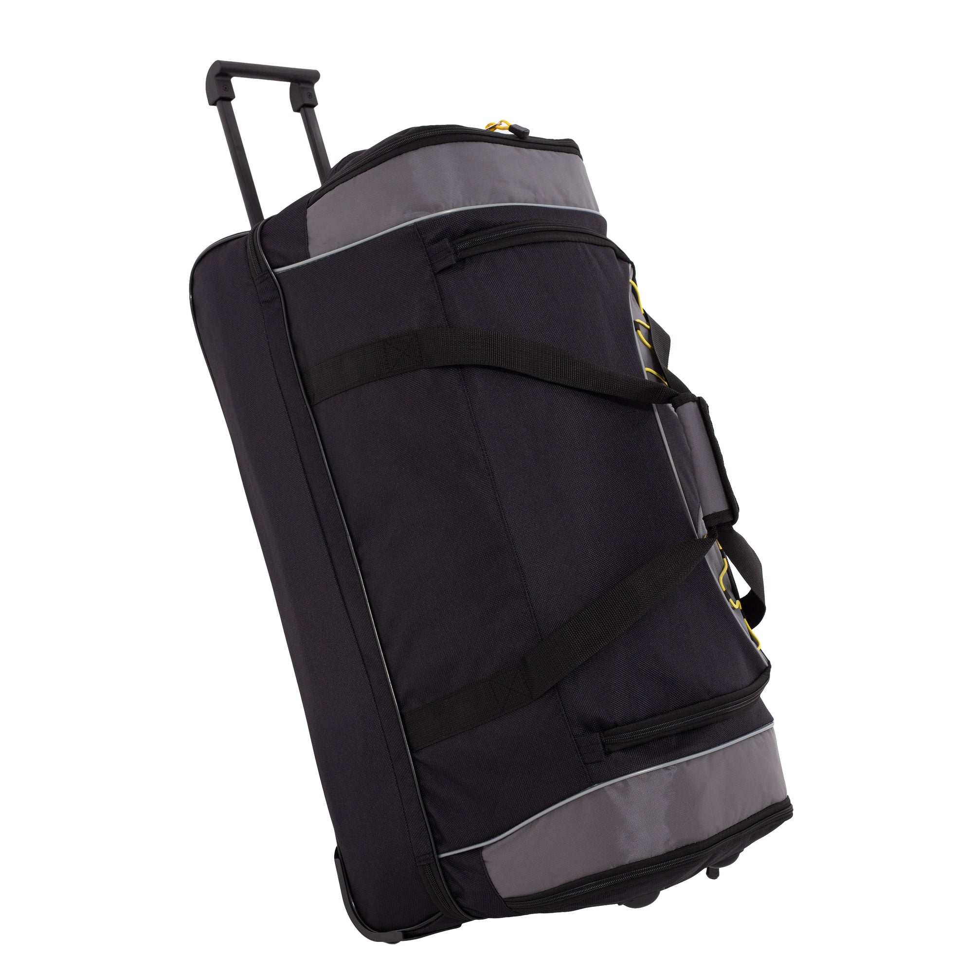 TPRC Sierra Madre II Upright Rolling Duffel Bag, Black/Gray, 30 Inch