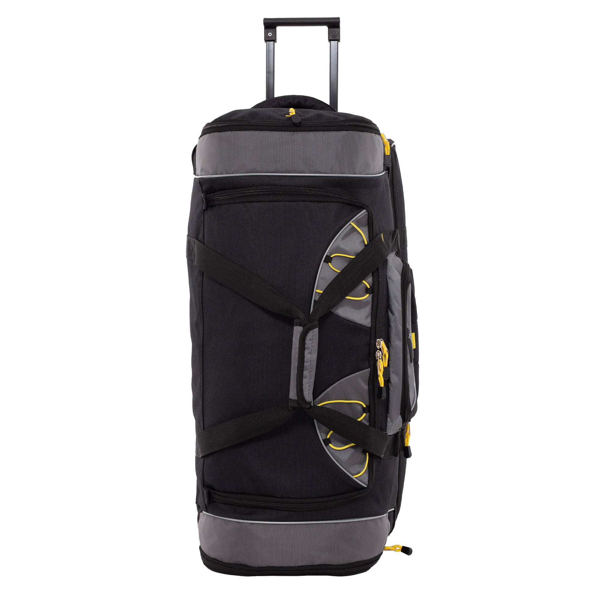 TPRC Sierra Madre II Upright Rolling Duffel Bag, Black/Gray, 30 Inch