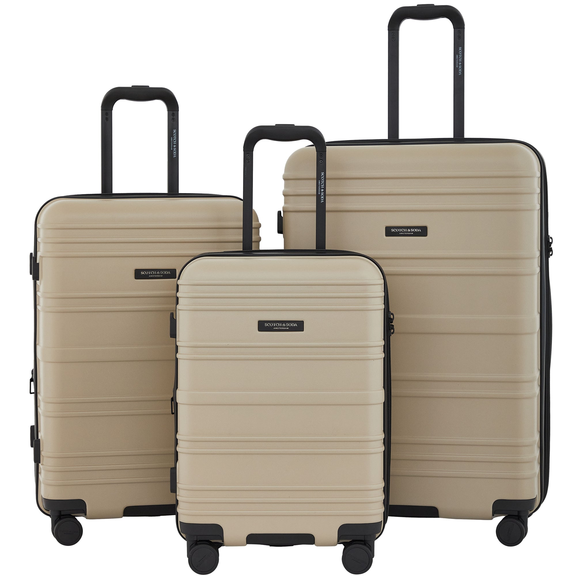 Scotch & Soda 3 Piece Rotterdam Luggage Set