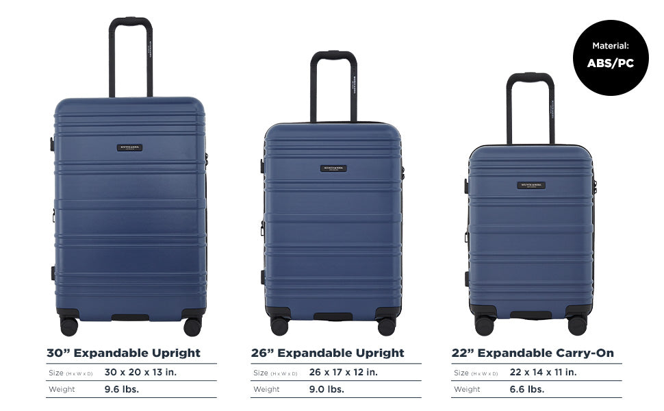 Scotch & Soda 3 Piece Rotterdam Luggage Set