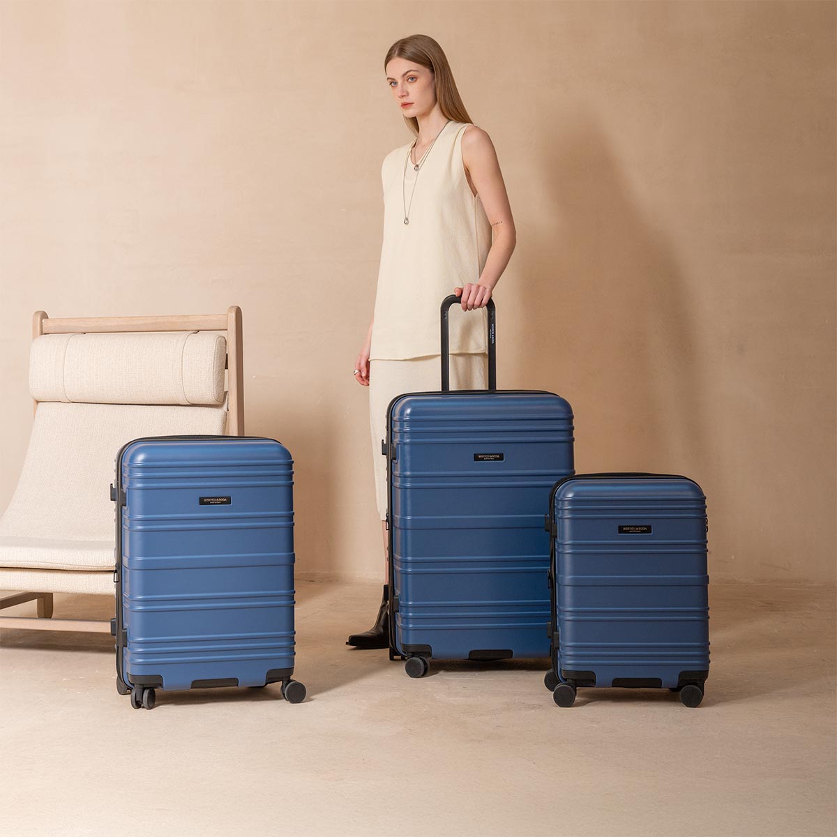 Scotch & Soda Rotterdam 3-Piece Hardside Luggage Set – Travelers