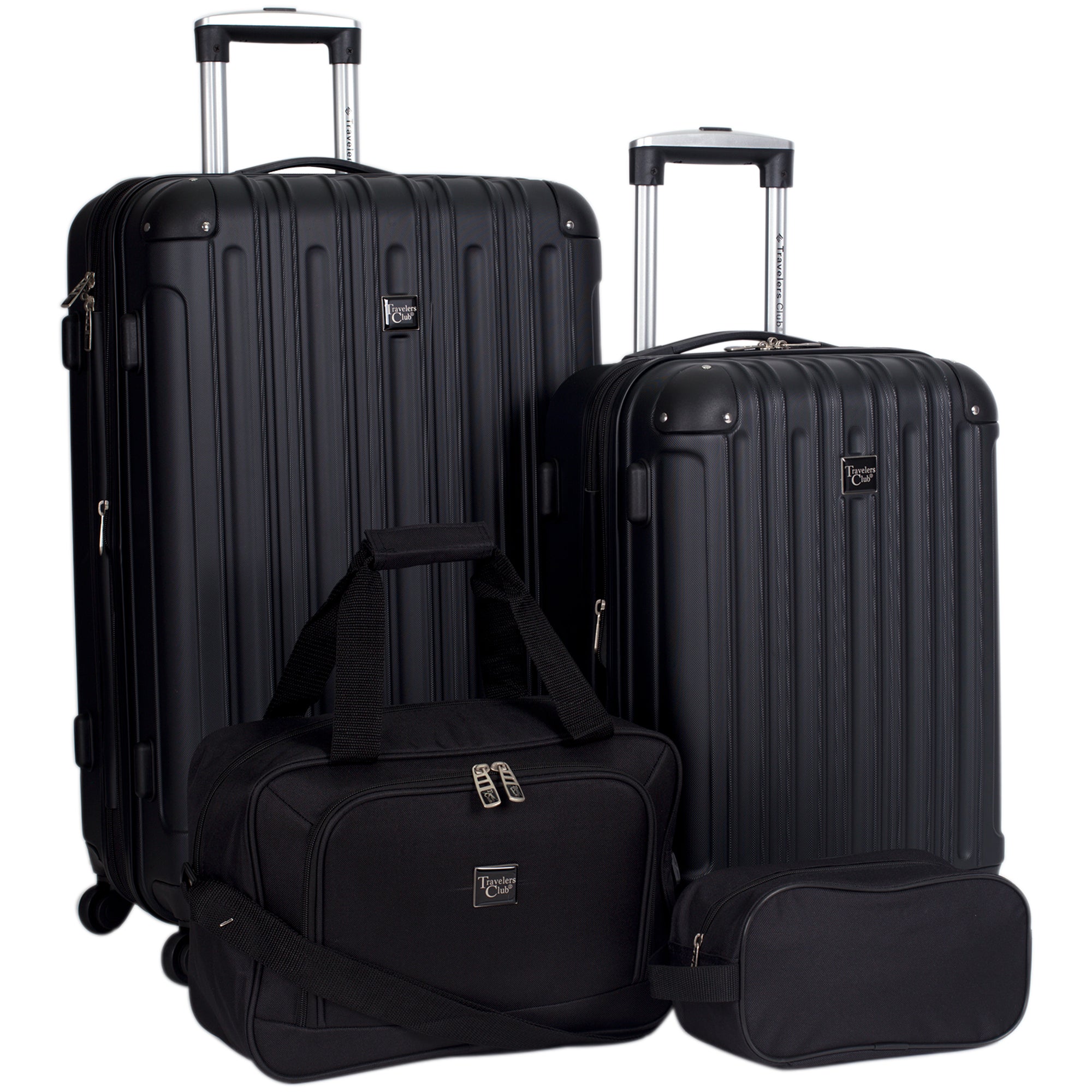 Travelers Club 4 Piece Midtown Hardside Luggage Set