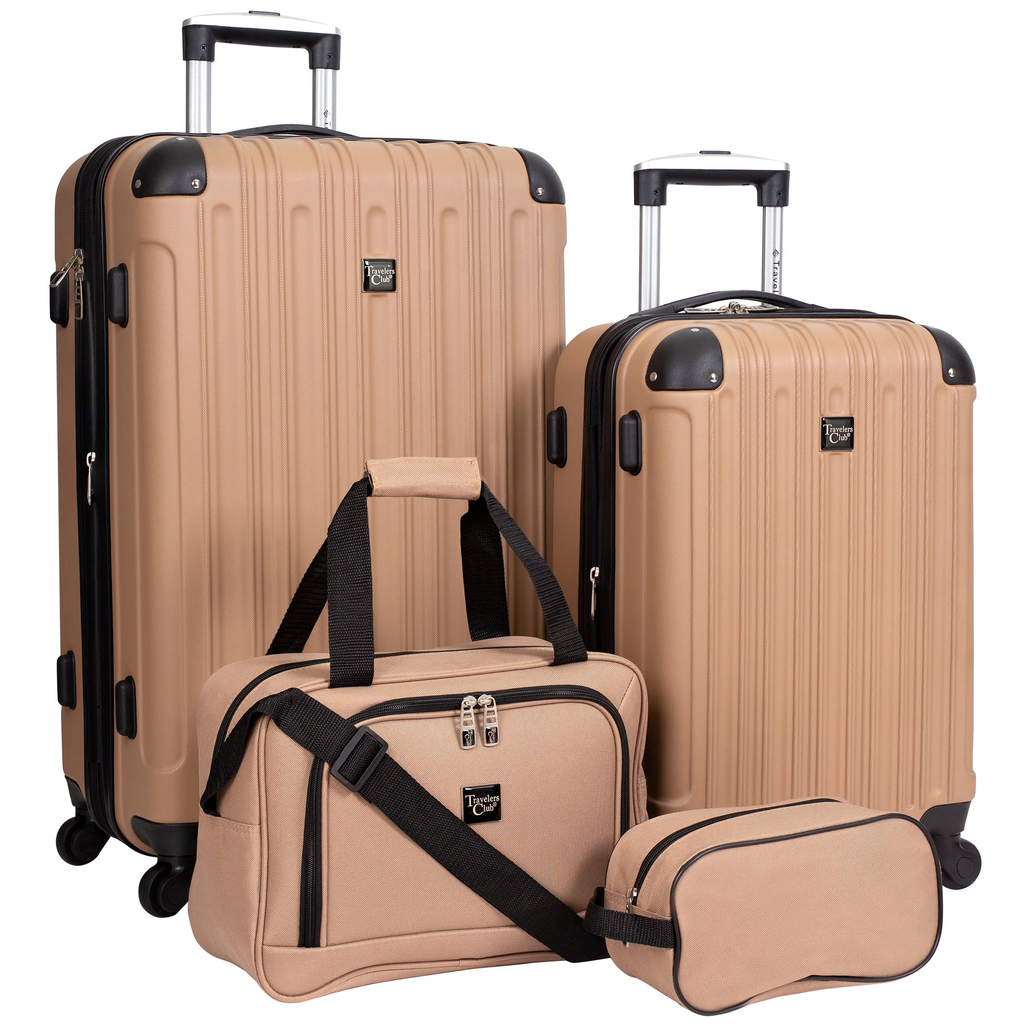 Travelers Club 4 Piece Midtown Hardside Luggage Set