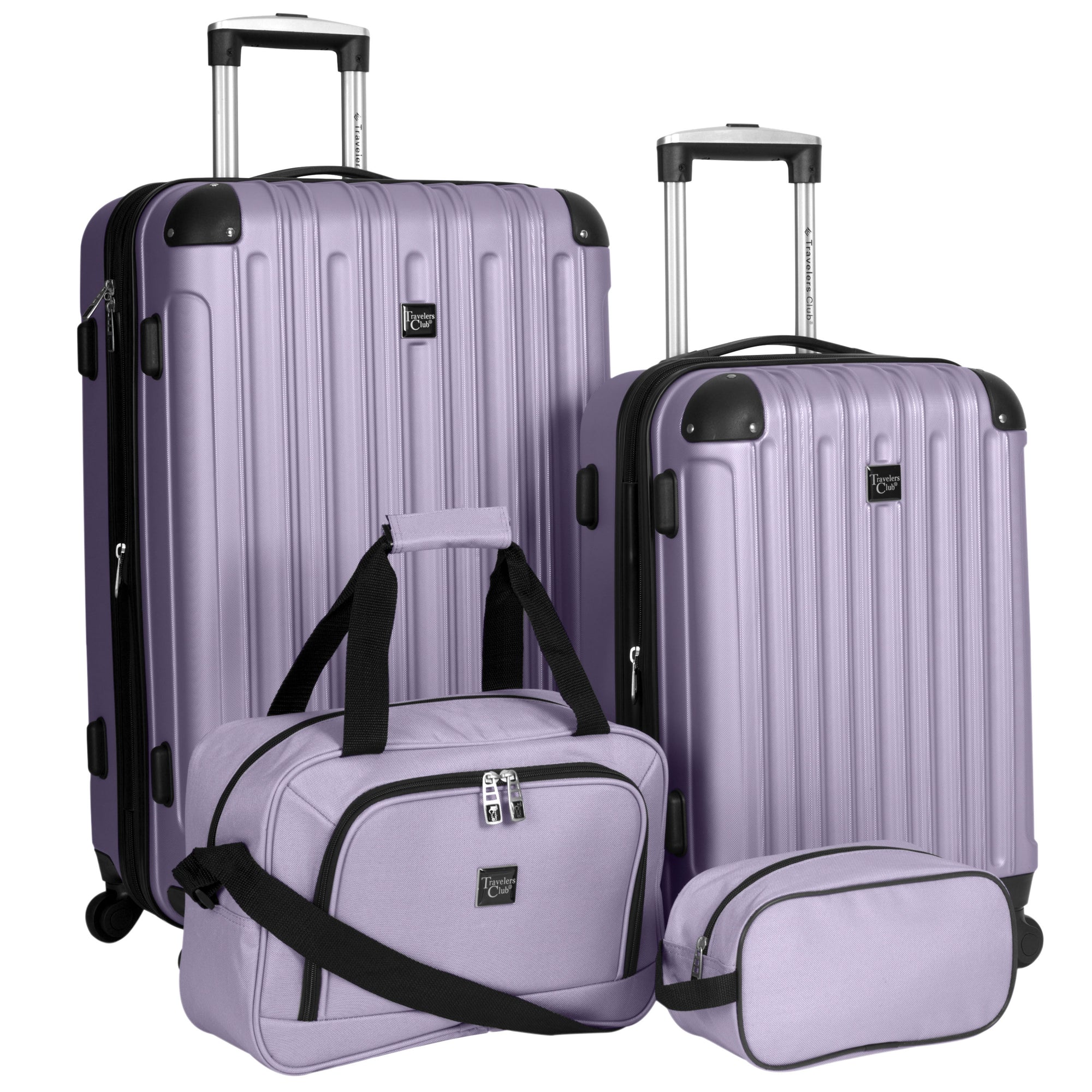 Travelers Club 4 Piece Midtown Hardside Luggage Set
