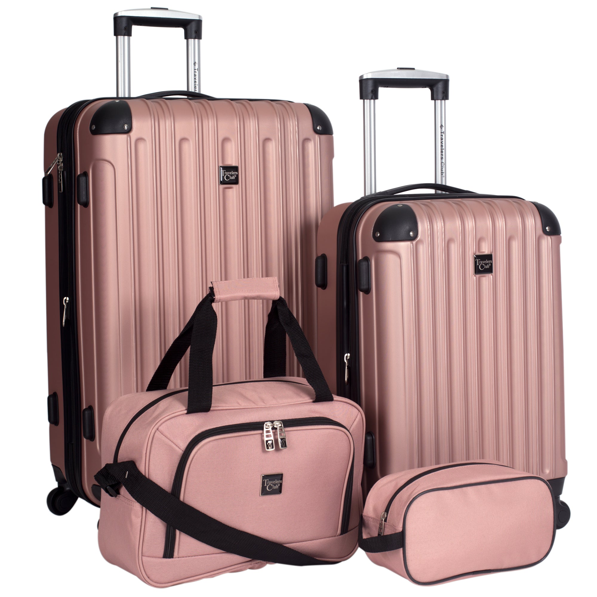 Travelers Club 4 Piece Midtown Hardside Luggage Set