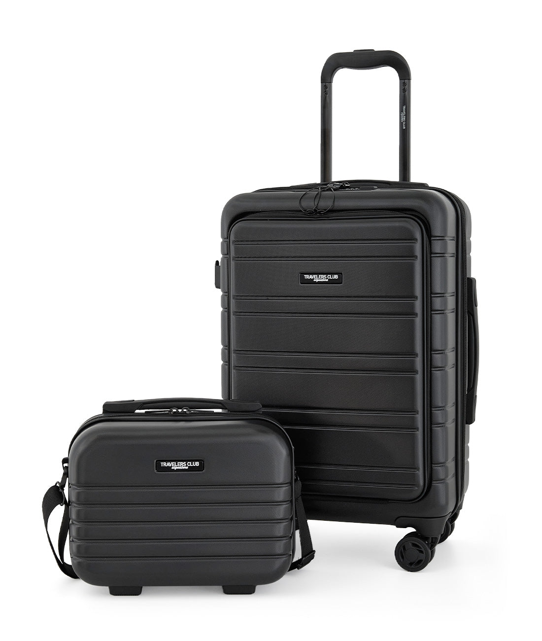 Discovery Collection | 2PC Expandable Rolling Carry-on Luggage Set