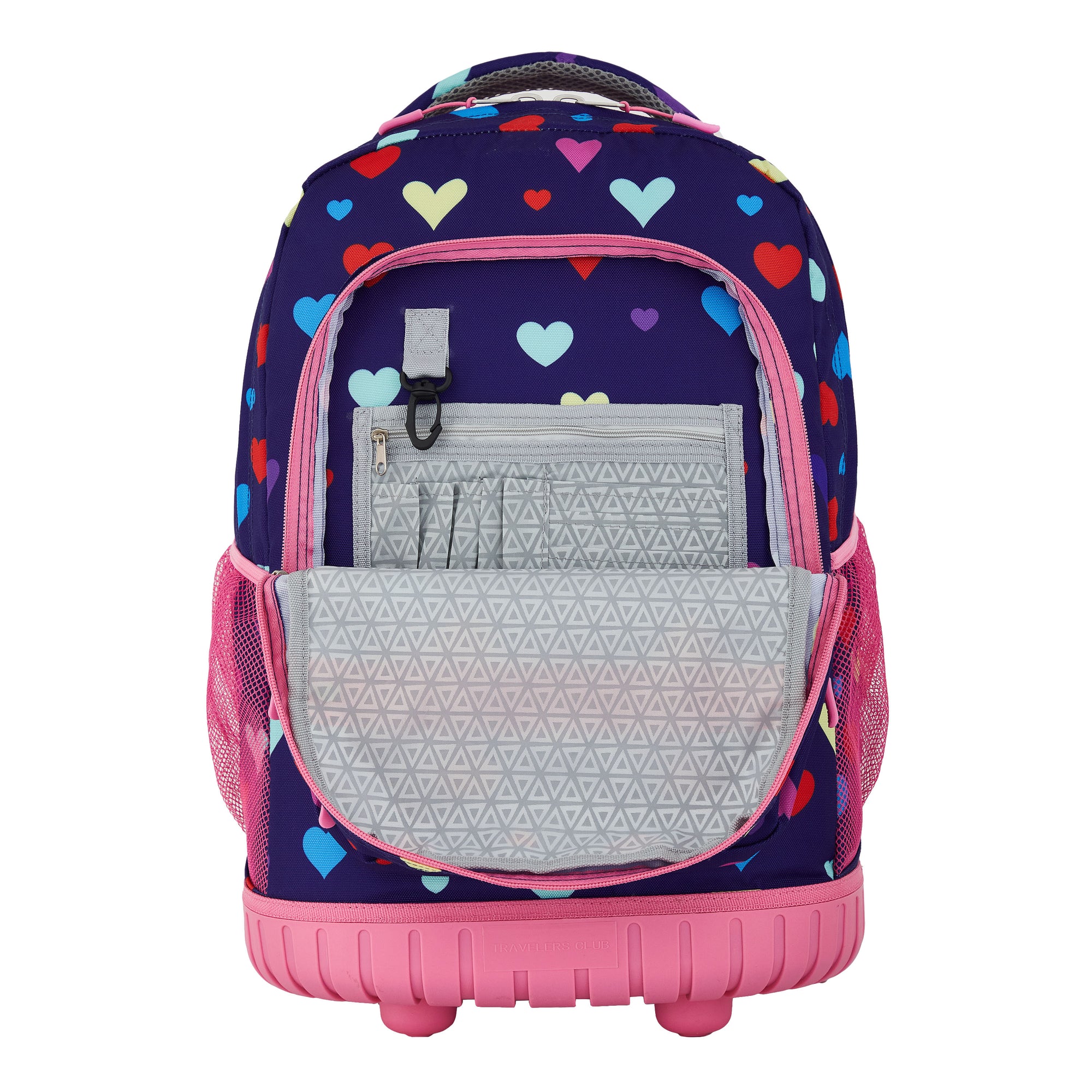 Travelers Club 4 Piece Rolling Backpack and Accessories Set