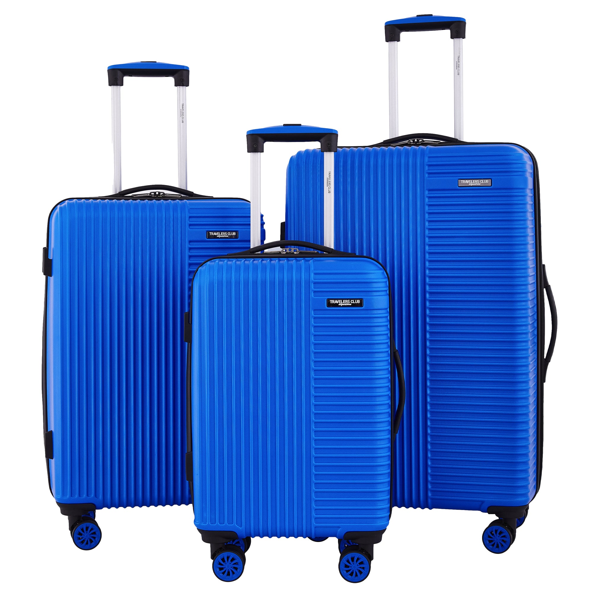 Travelers Club Basette 3 Piece Hardside Luggage Set