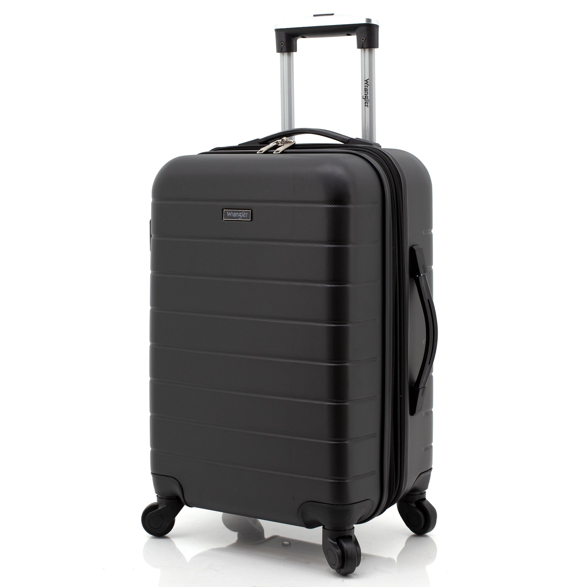 Wrangler Smart Luggage Set with Cup Holder and USB Port