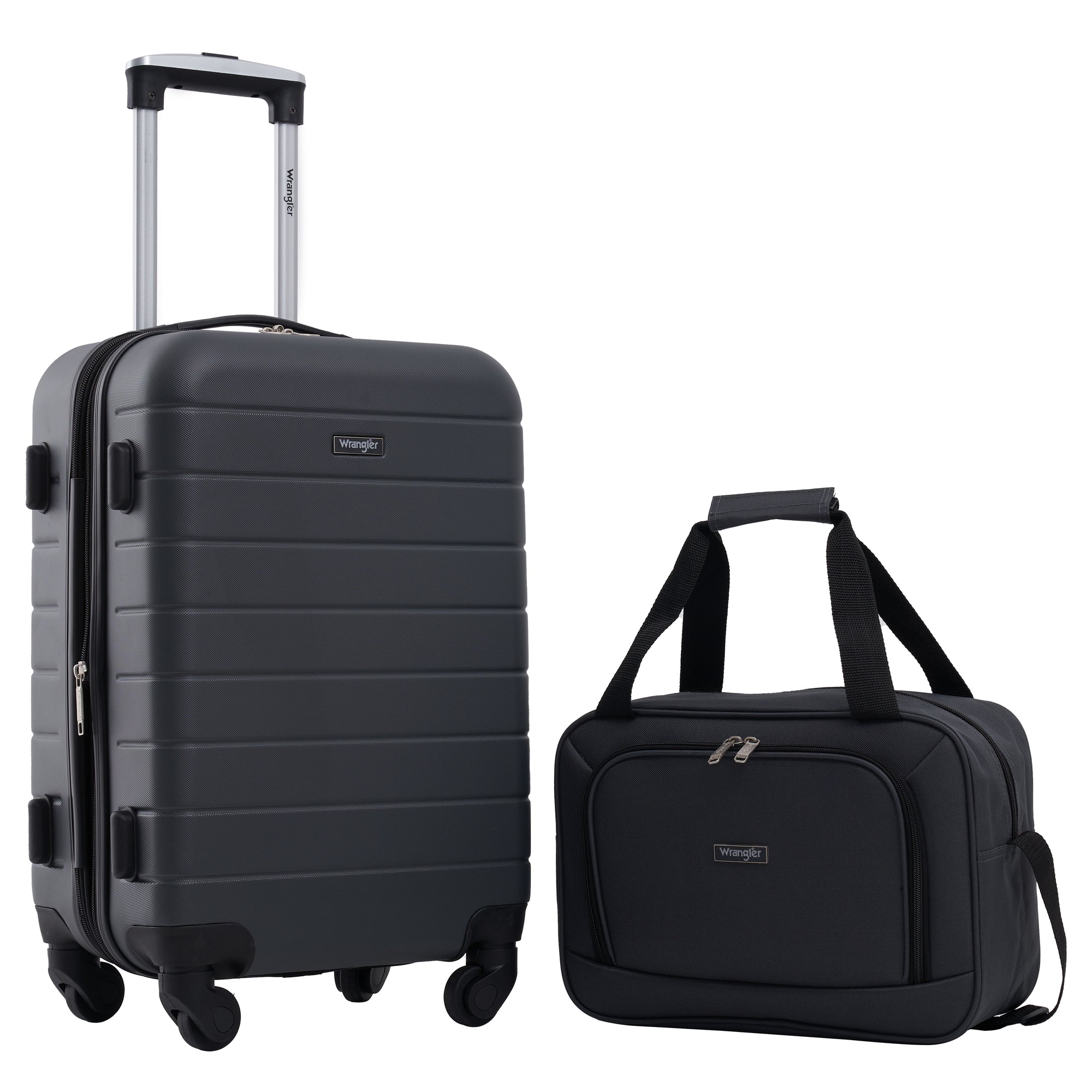 Wrangler Smart Luggage Set with Cup Holder and USB Port