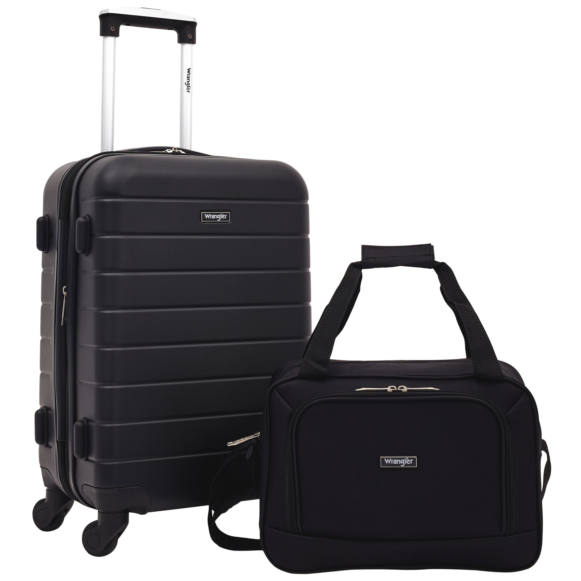 Wrangler Smart Luggage Set with Cup Holder and USB Port