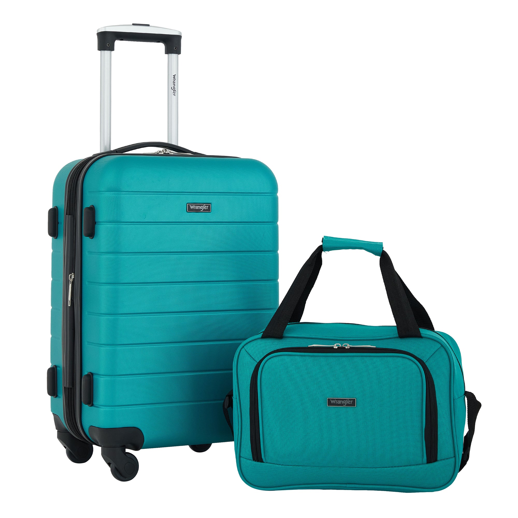 Wrangler Smart Luggage Set with Cup Holder and USB Port
