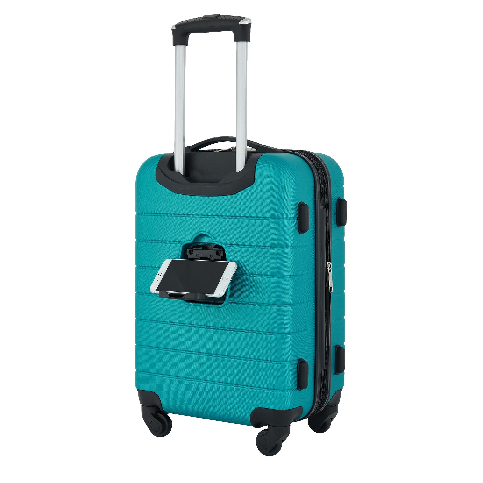 Wrangler Smart Luggage Set with Cup Holder and USB Port