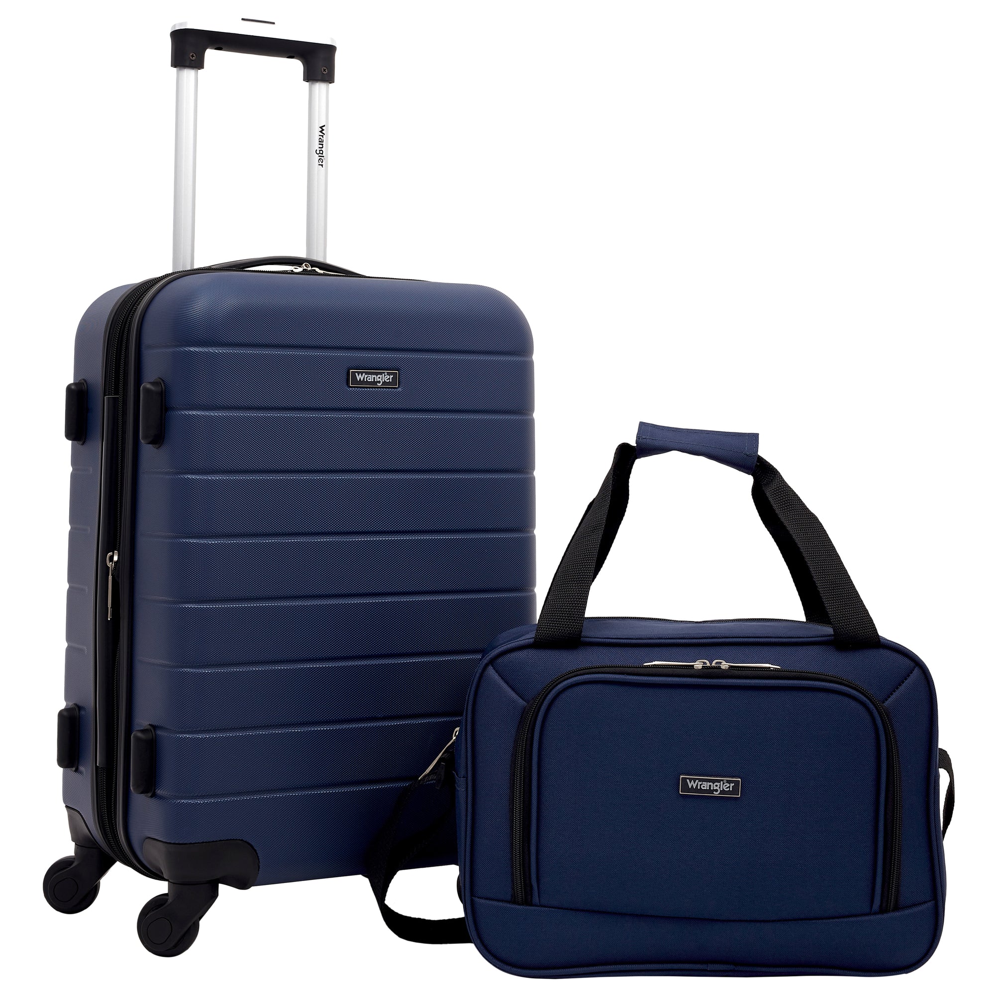 Wrangler Smart Luggage Set with Cup Holder and USB Port