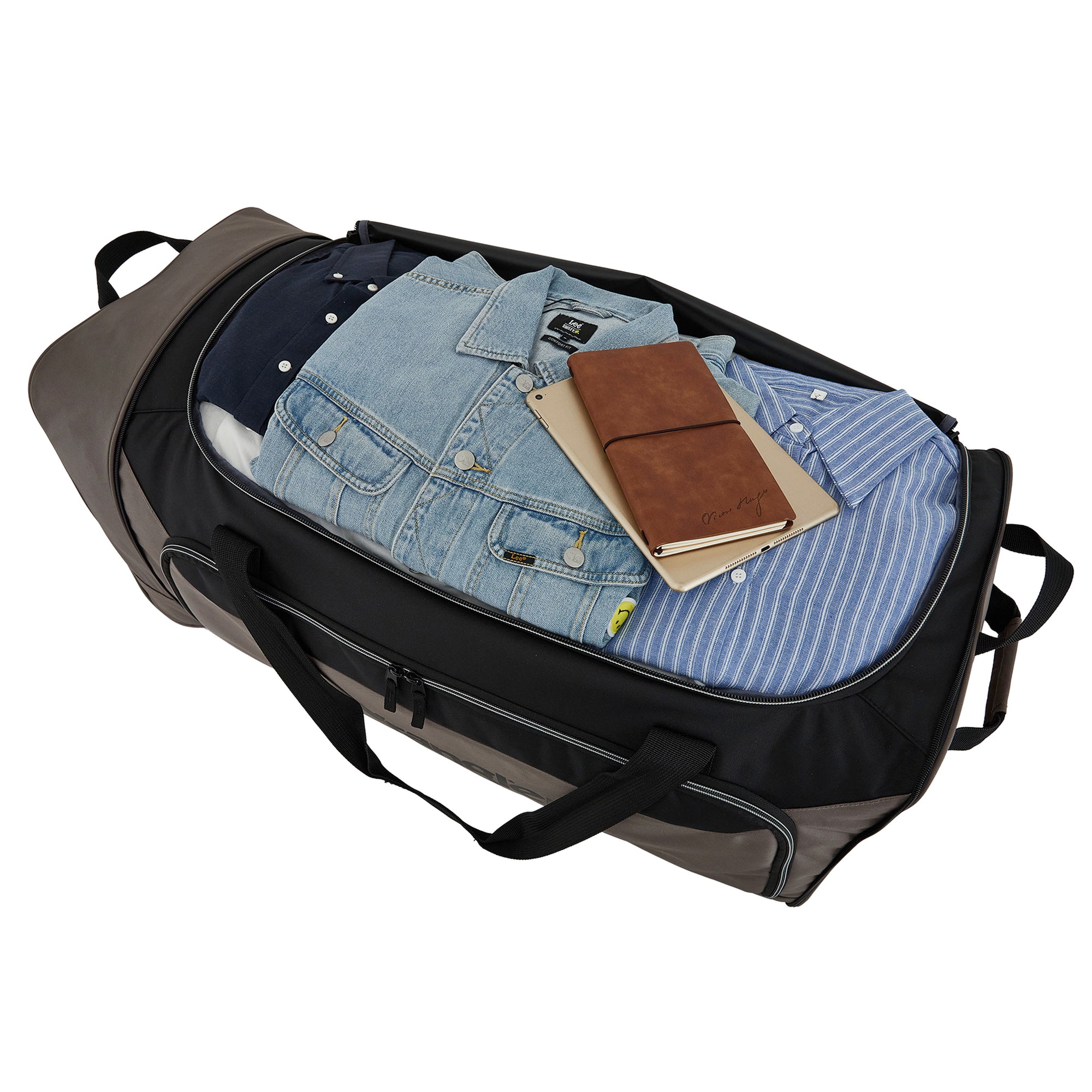 Wranlger 36 inch Collapsible 3-Wheel Rolling Locker Duffel