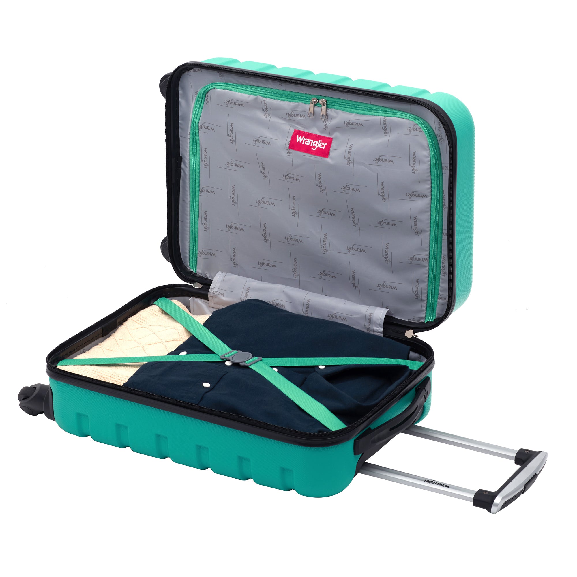 Wrangler 20" Hardside Spinner Carry-On Luggage