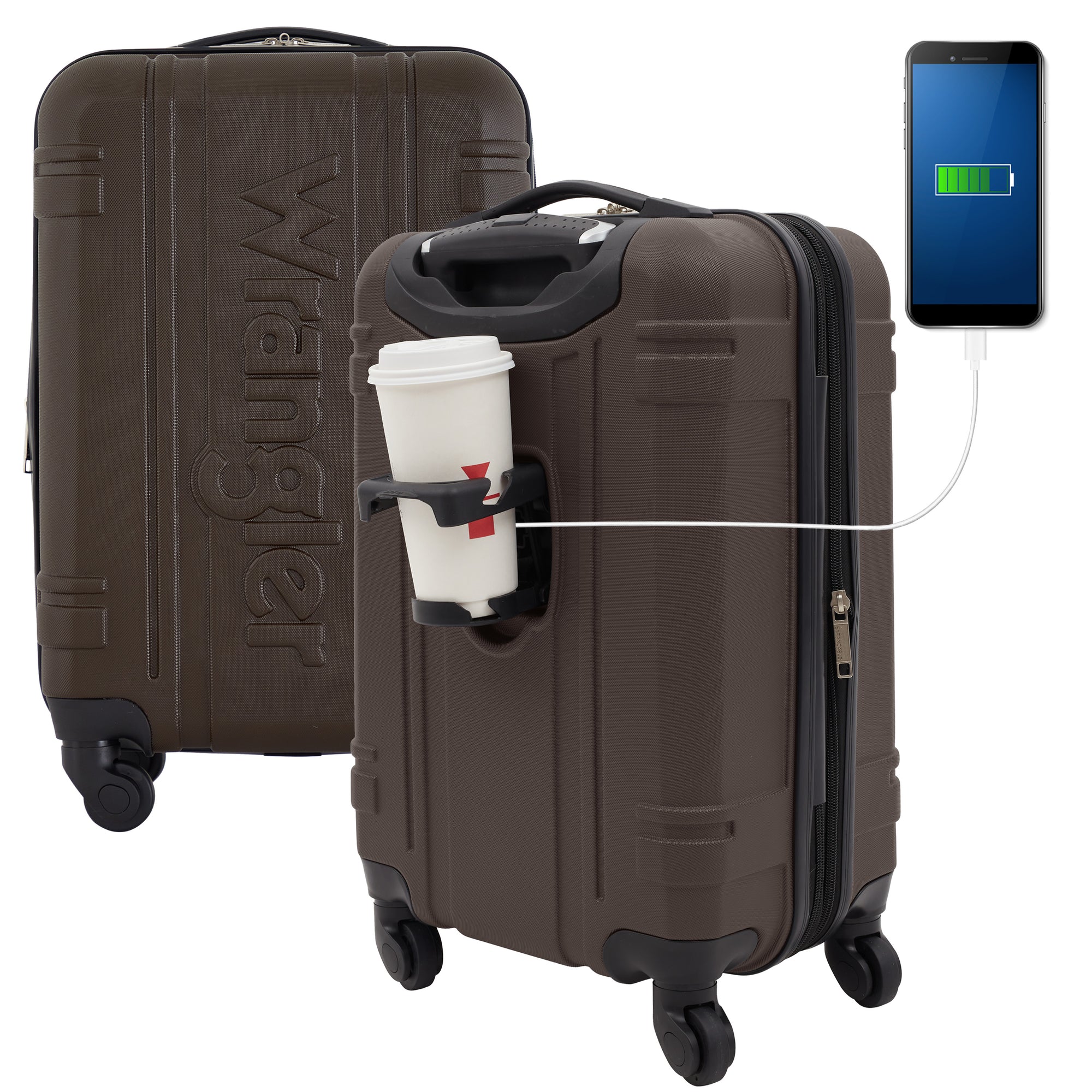 Wrangler 20" Astral Hardside Carry-On Luggage