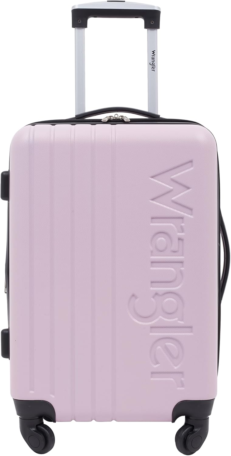 Wrangler 20" Carry-On Luggage with 2 Accessory Bags Set