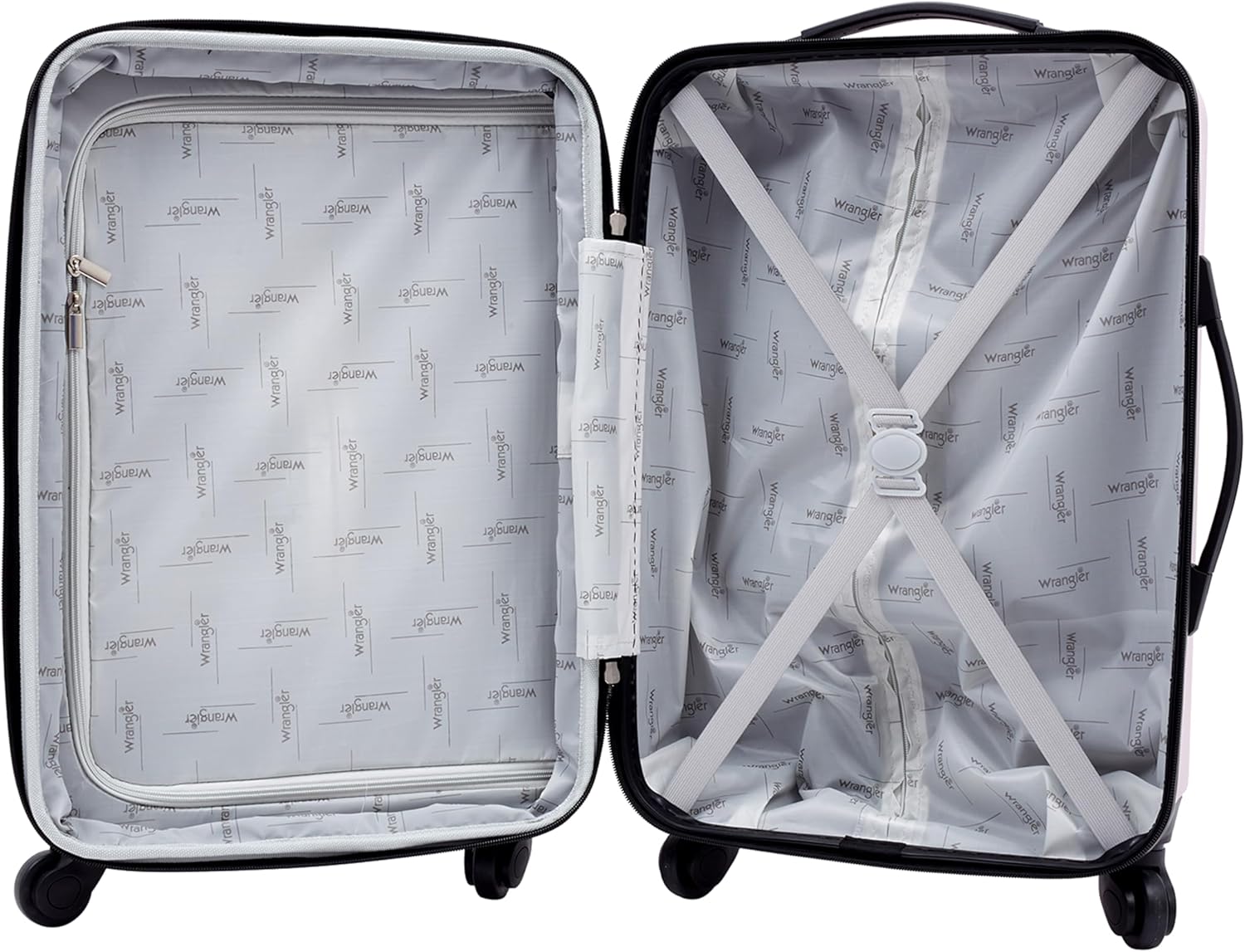 Wrangler 20" Carry-On Luggage with 2 Accessory Bags Set