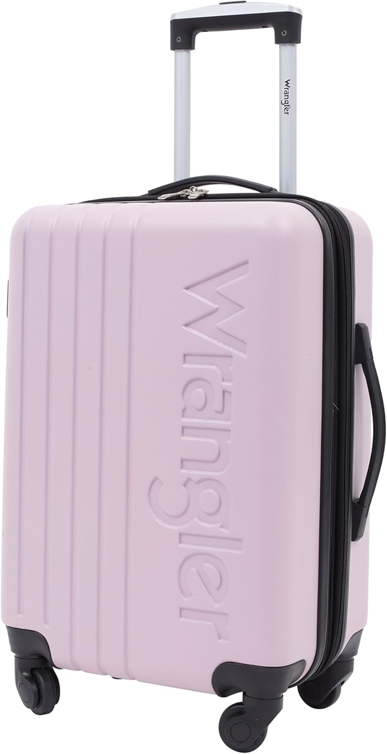 Wrangler 20" Carry-On Luggage with 2 Accessory Bags Set