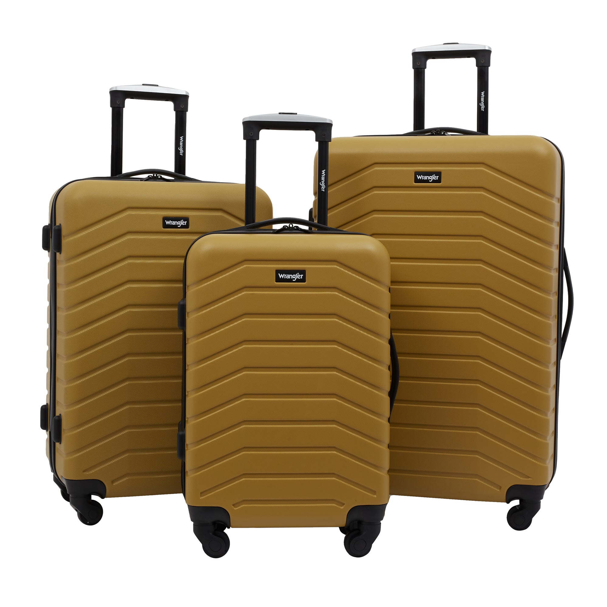 Wrangler Tahoe 3 Piece Spinner Luggage Set