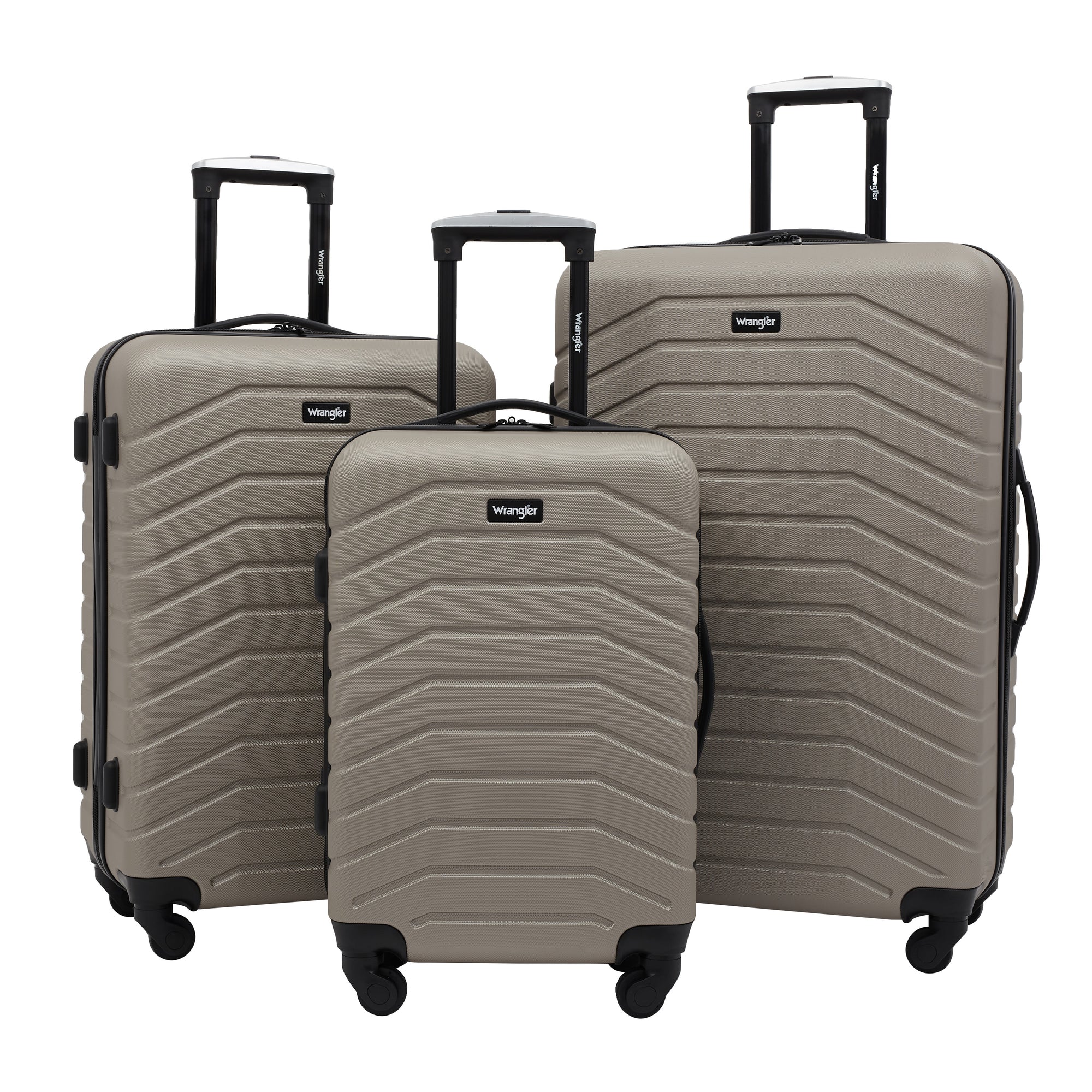 Wrangler Tahoe 3 Piece Spinner Luggage Set