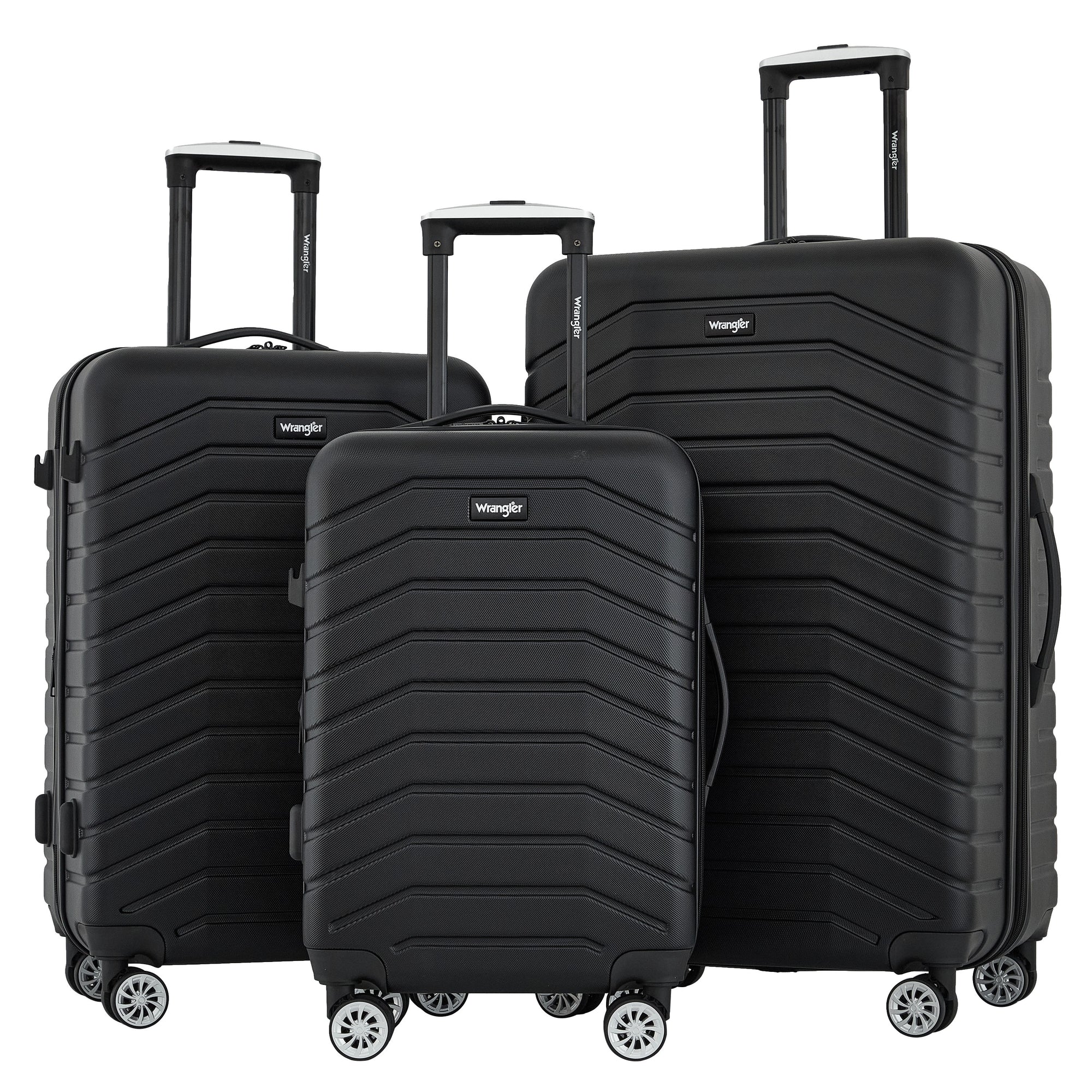 Wrangler Tahoe 3 Piece Spinner Luggage Set
