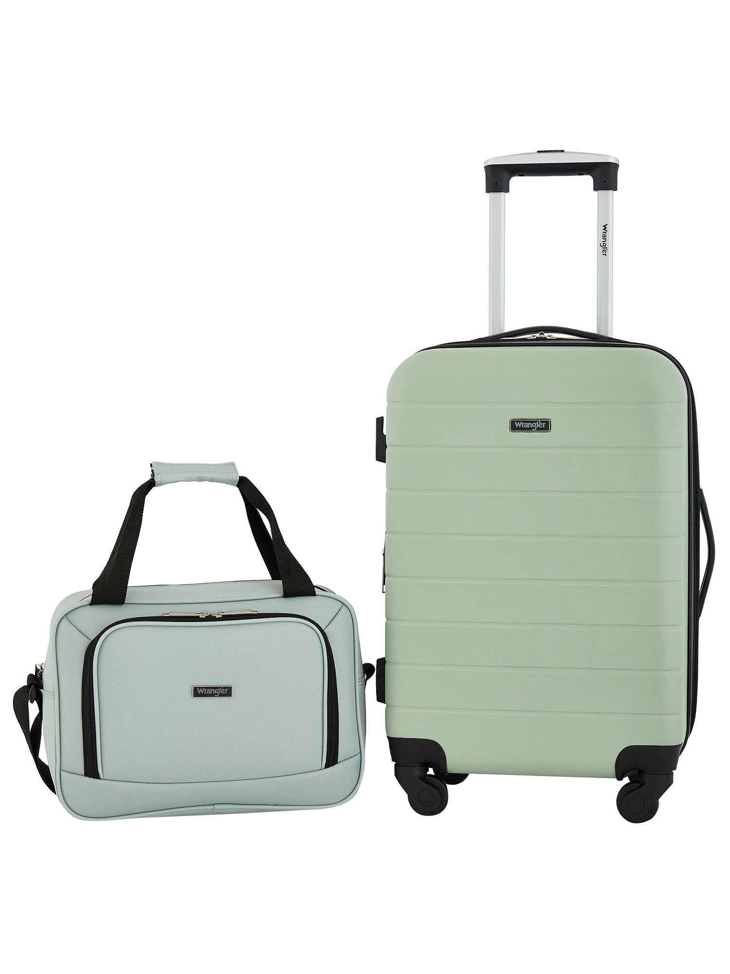 Wrangler 2-Piece Expandable Rolling Carry-On Set