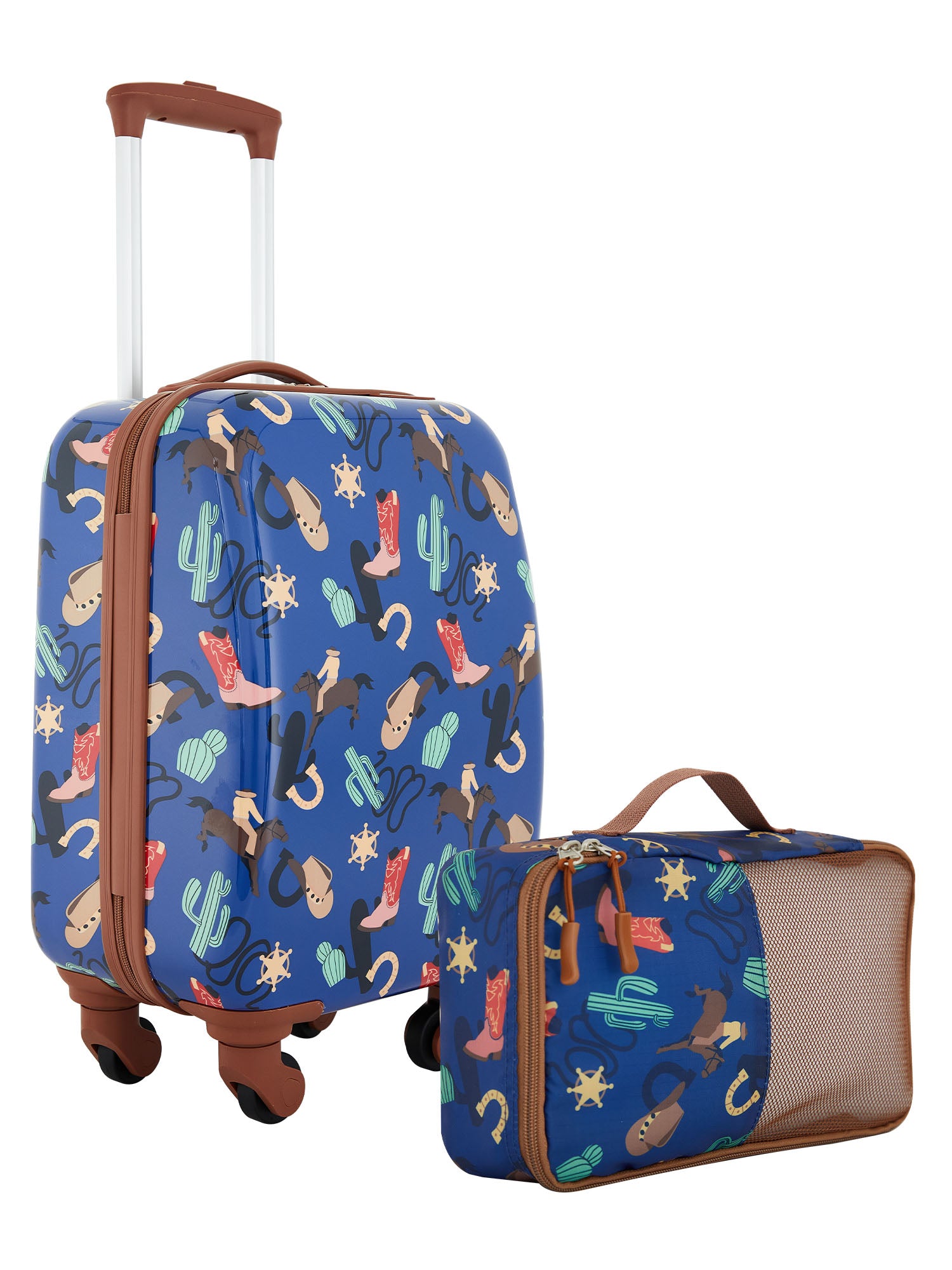 Wrangler 2-Piece Rolling Luggage Set