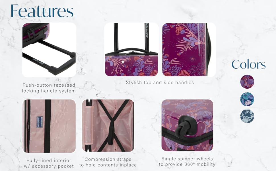 Bella Caronia Voguish Luggage Set