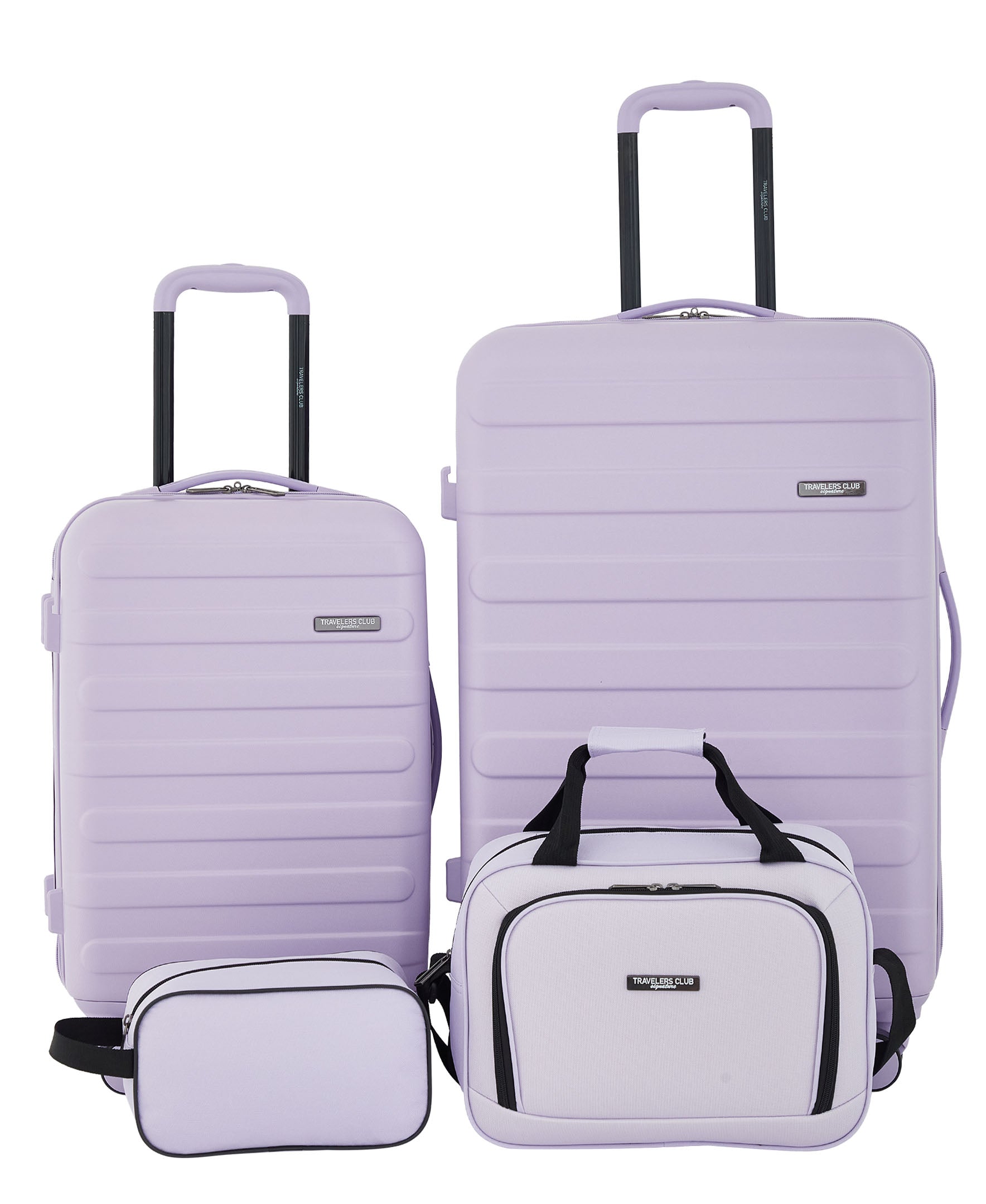 Travelers Club Austin 4 Piece Hardside Luggage Set